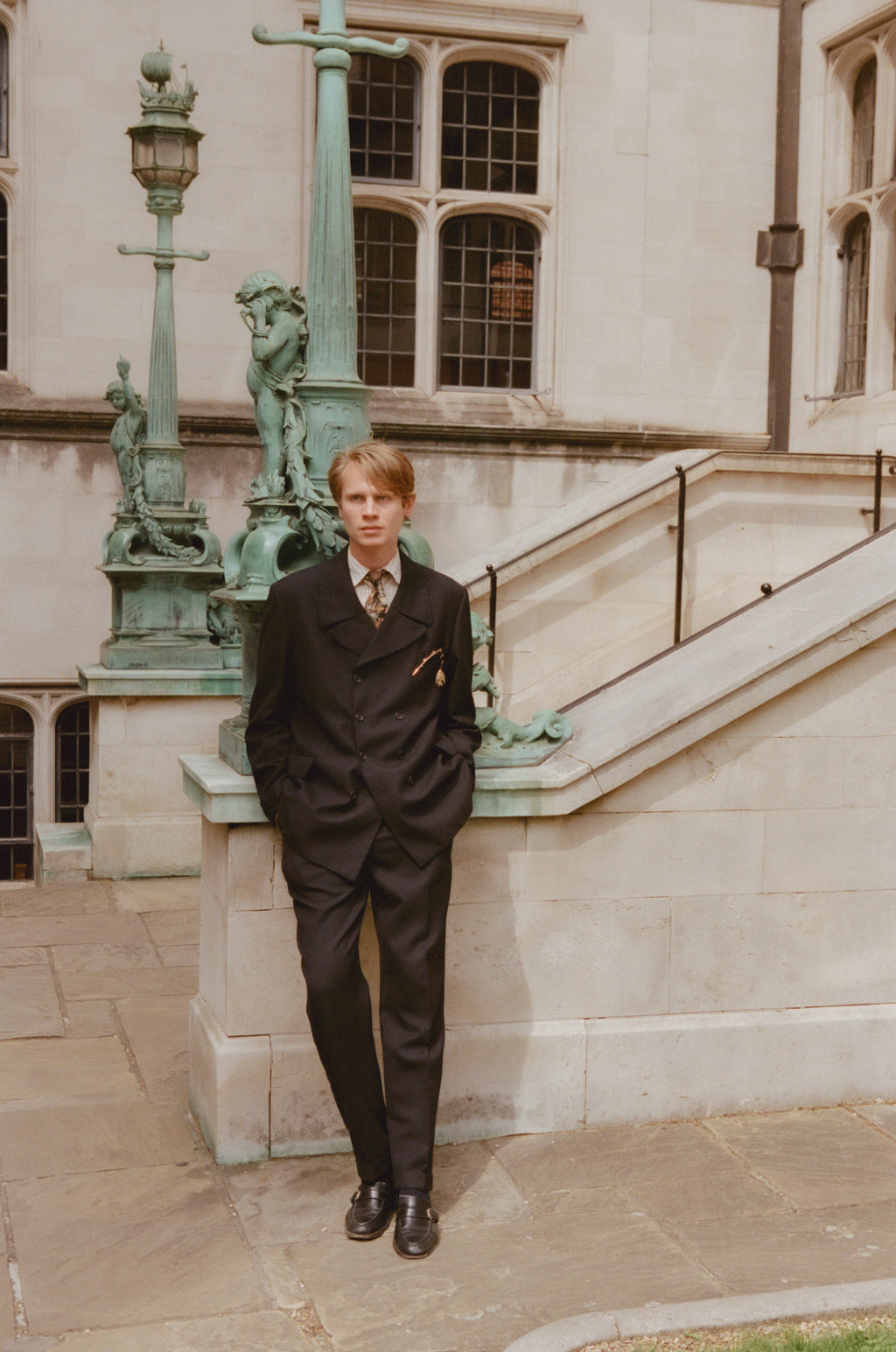 1990'S REISS MOD STYLE DOUBLE BREASTED SUIT