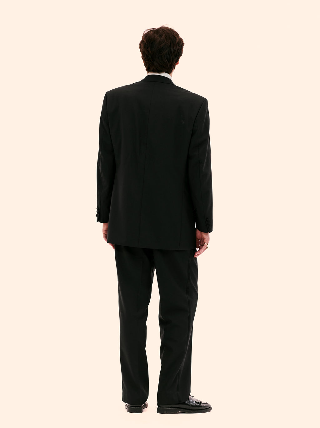 1980'S BAUMLER BLACK DOUBLE BREASTED DINNER SUIT
