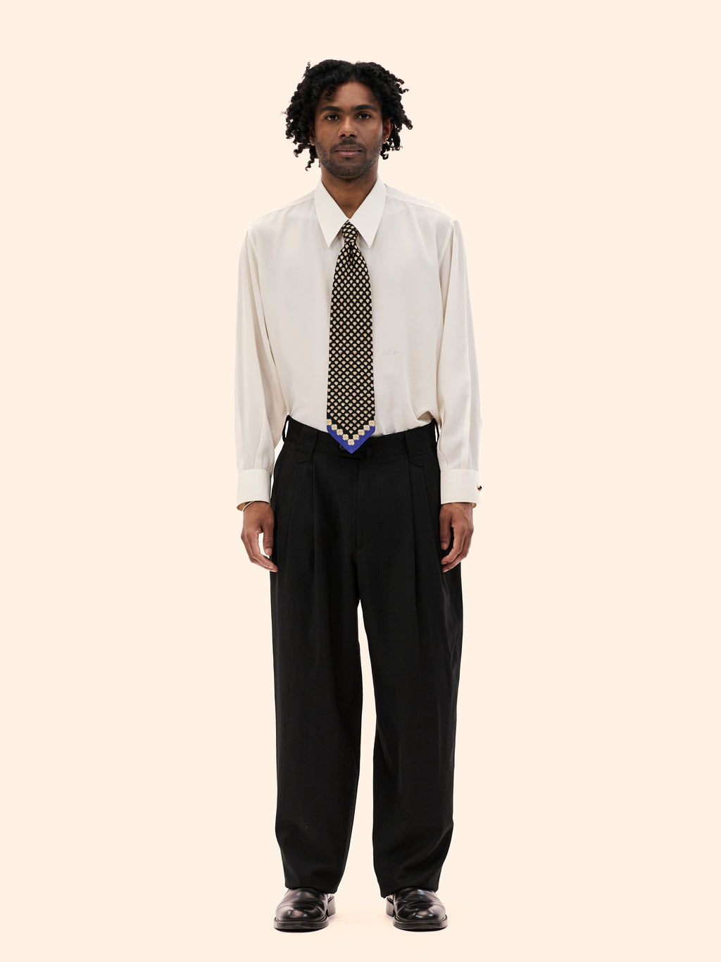 1980'S GIANNI VERSACE BACKPOCKET DETAILED TROUSERS