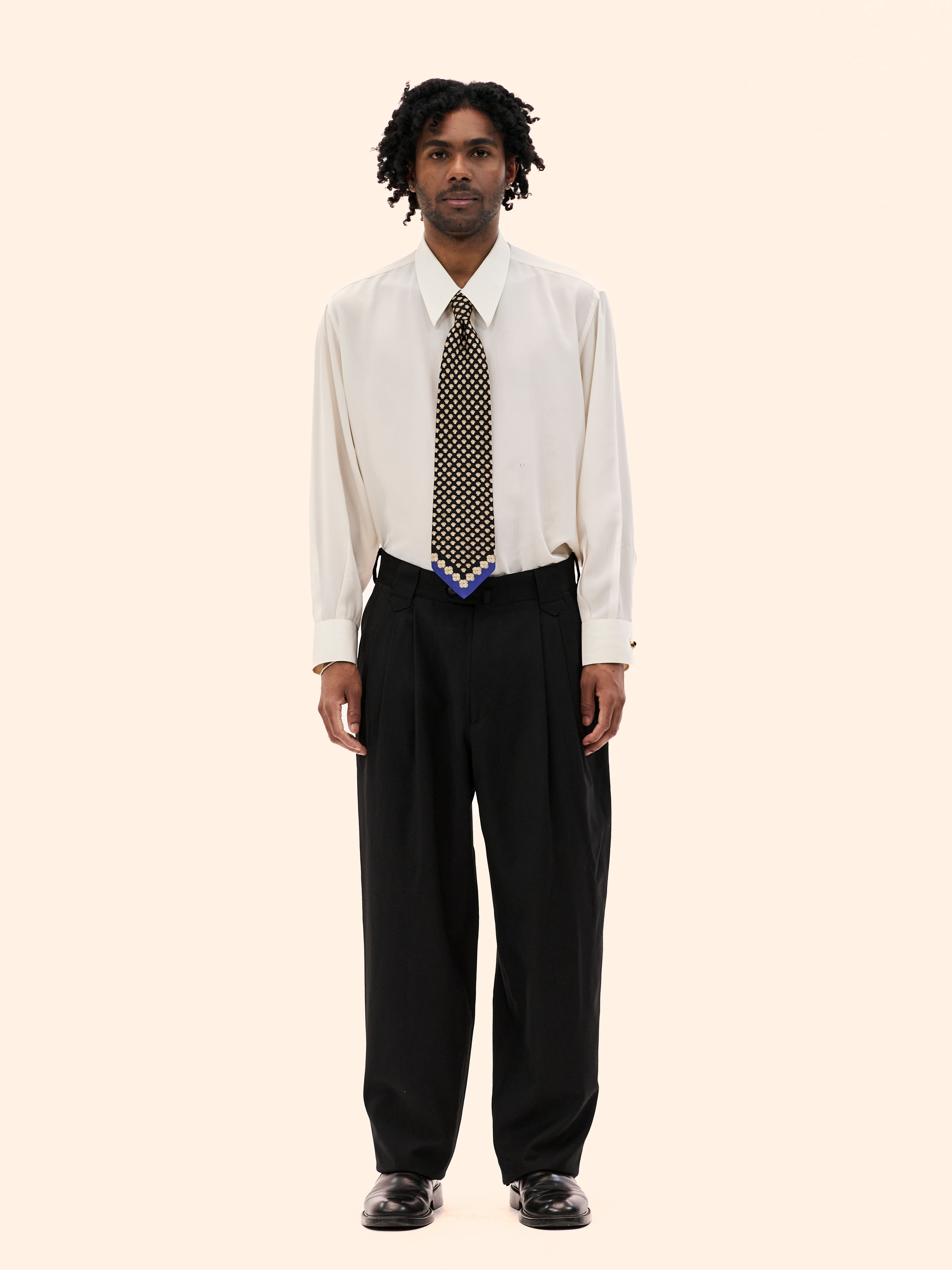 1980'S GIANNI VERSACE BACKPOCKET DETAILED TROUSERS