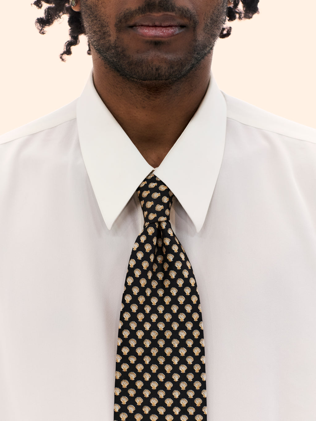 LANOVELLO SILK CREAM SHIRT