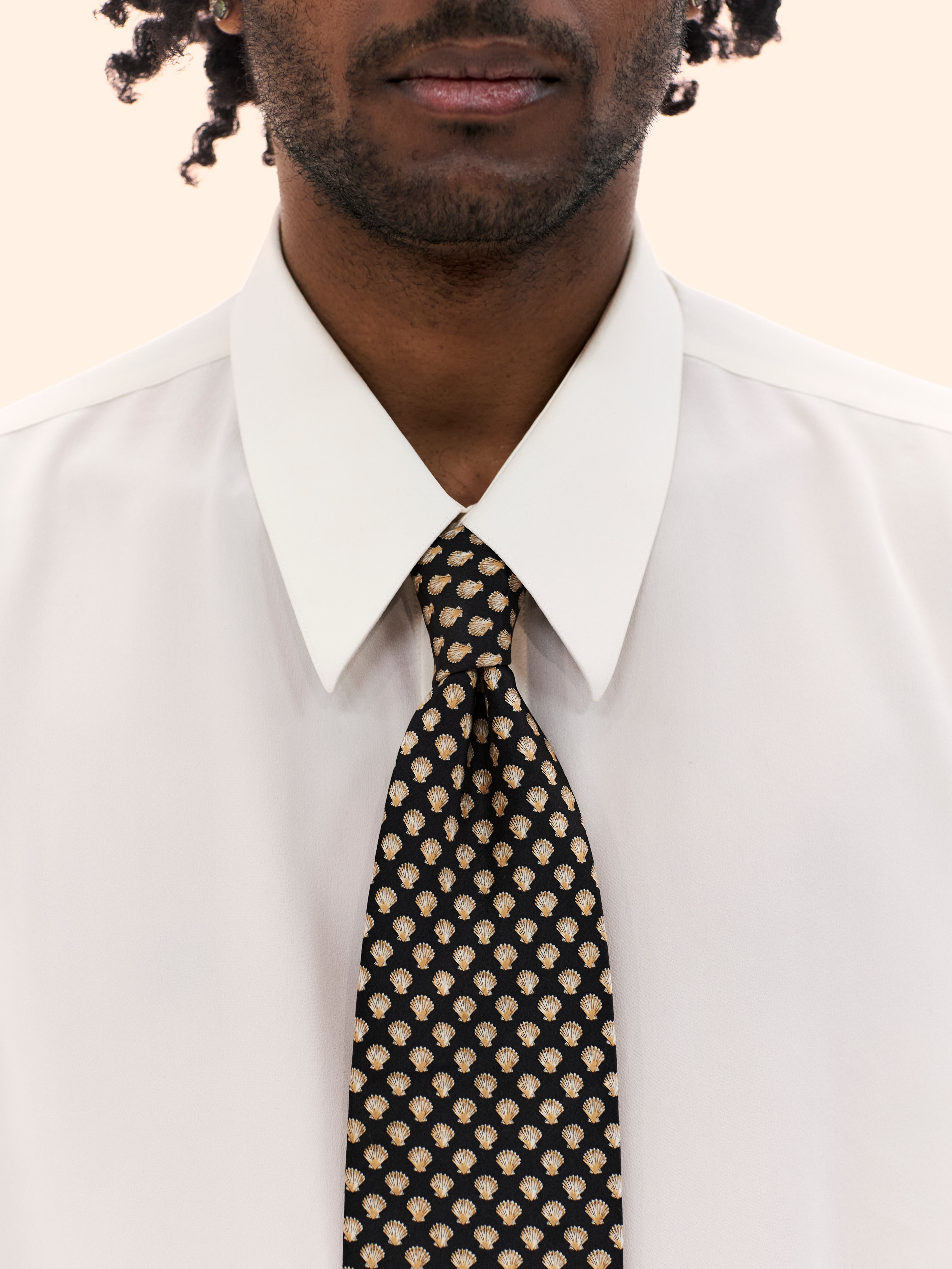 LANOVELLO SILK CREAM SHIRT