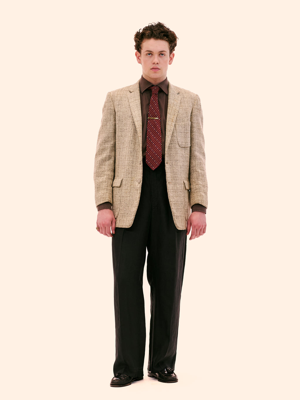 1950S IMPERIAL GREY TWEED JACKET