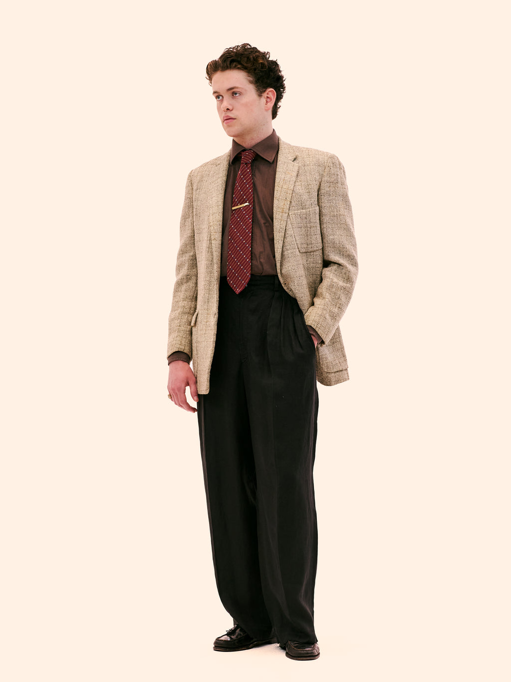 1950S IMPERIAL GREY TWEED JACKET