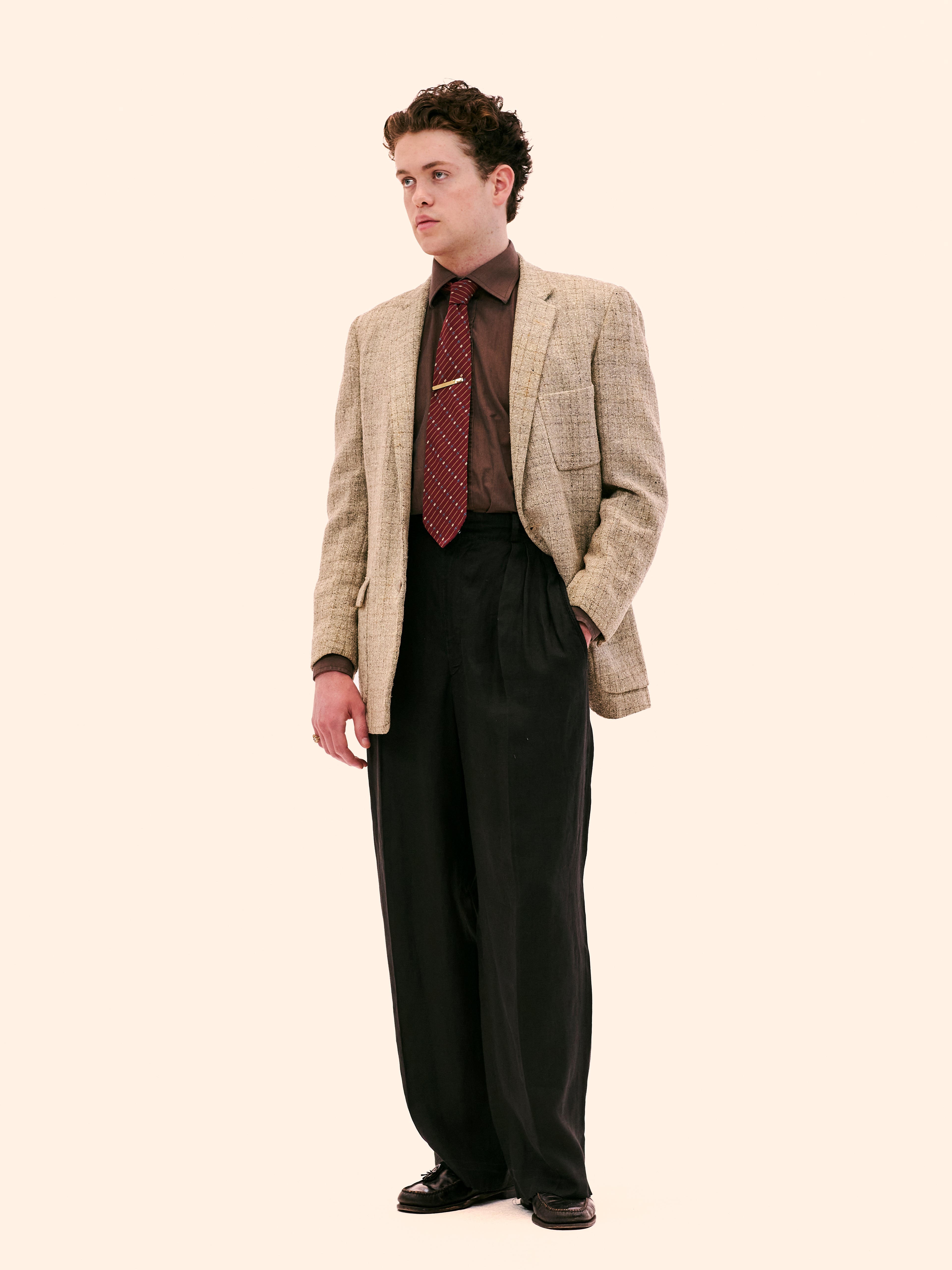 1950S IMPERIAL GREY TWEED JACKET