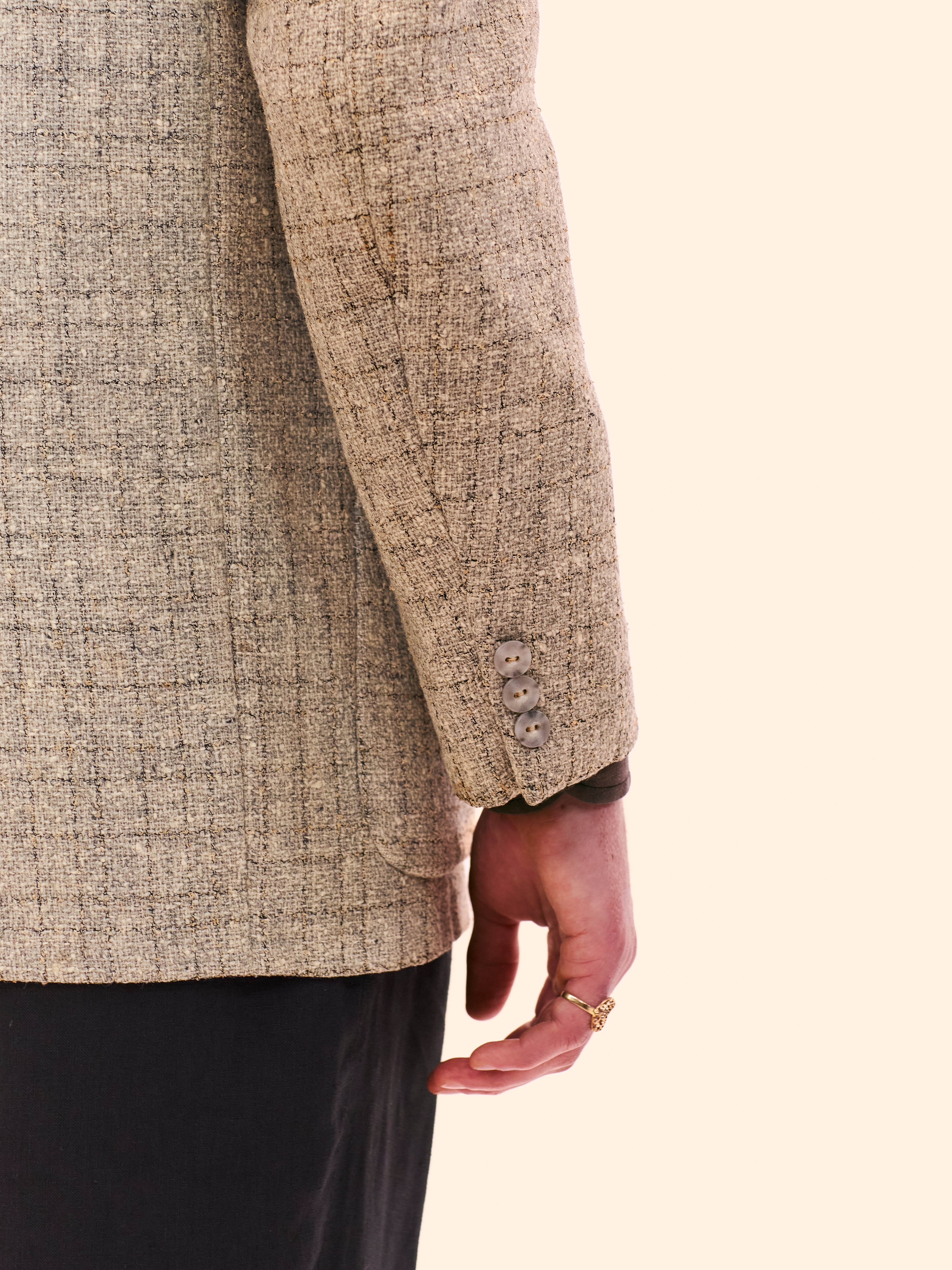 1950S IMPERIAL GREY TWEED JACKET