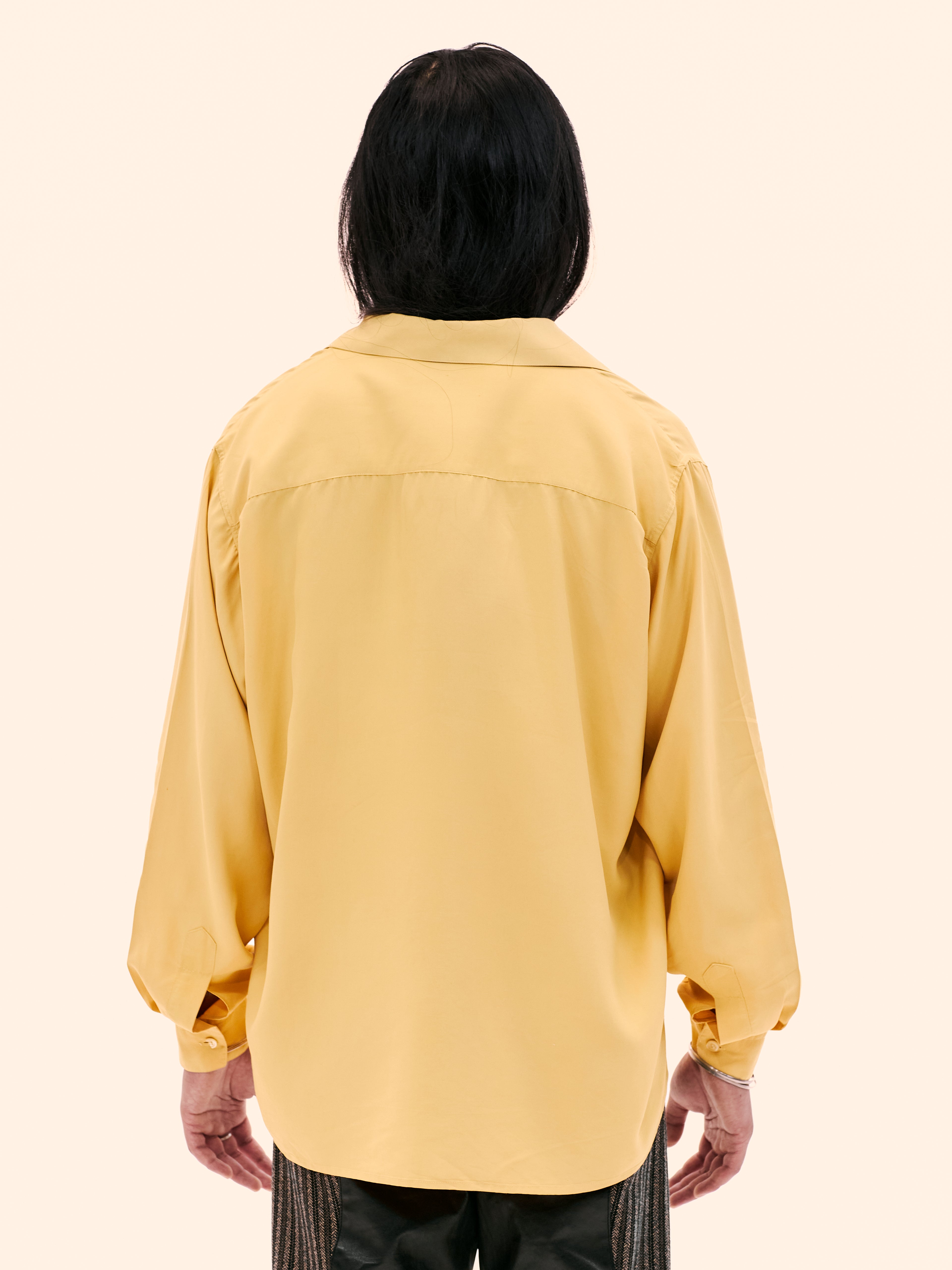 1950'S YELLOW DOUBLE POCKET SHIRT