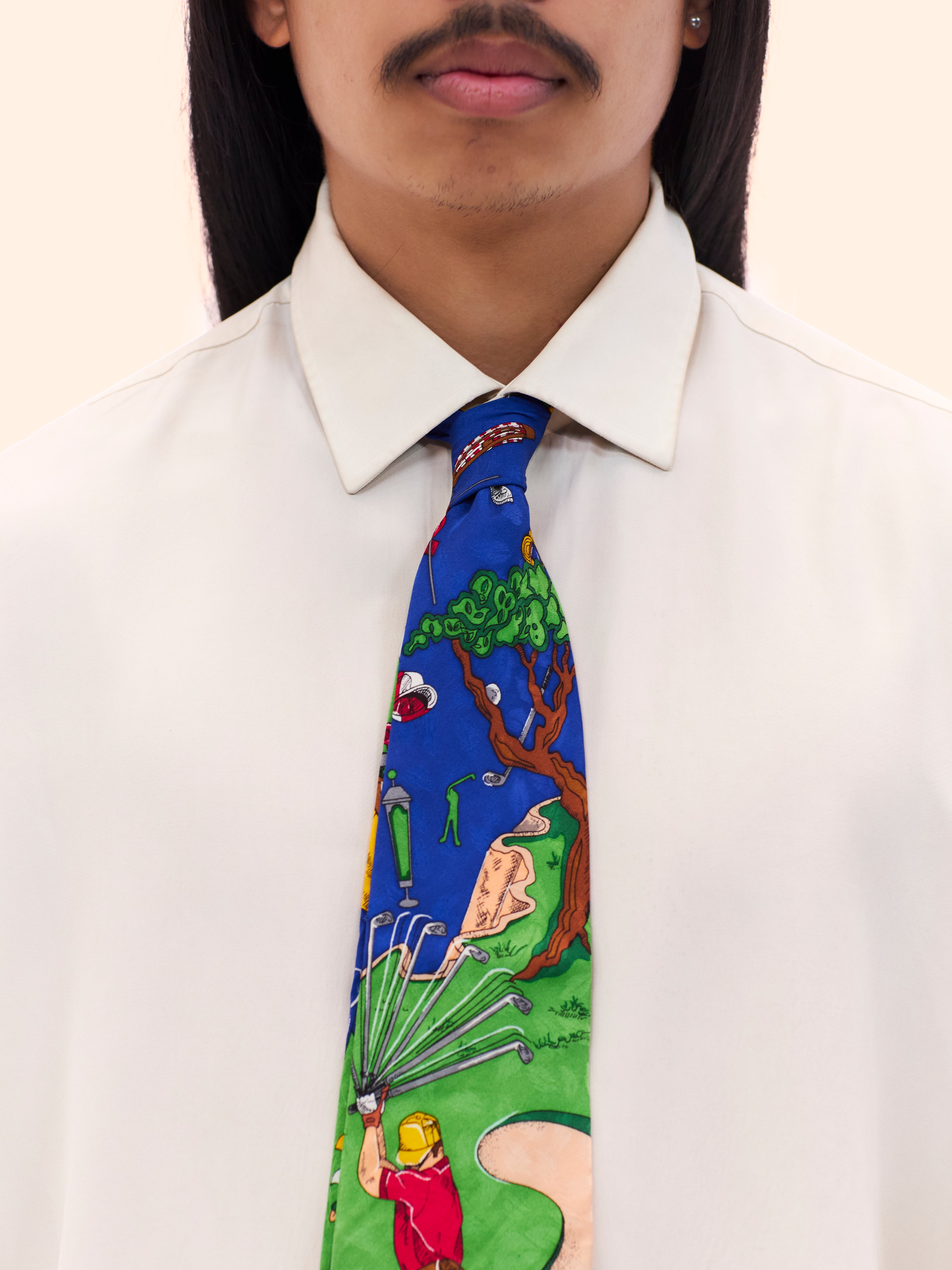 1992 NICOLE MILLER GOLF PLAYER TIE