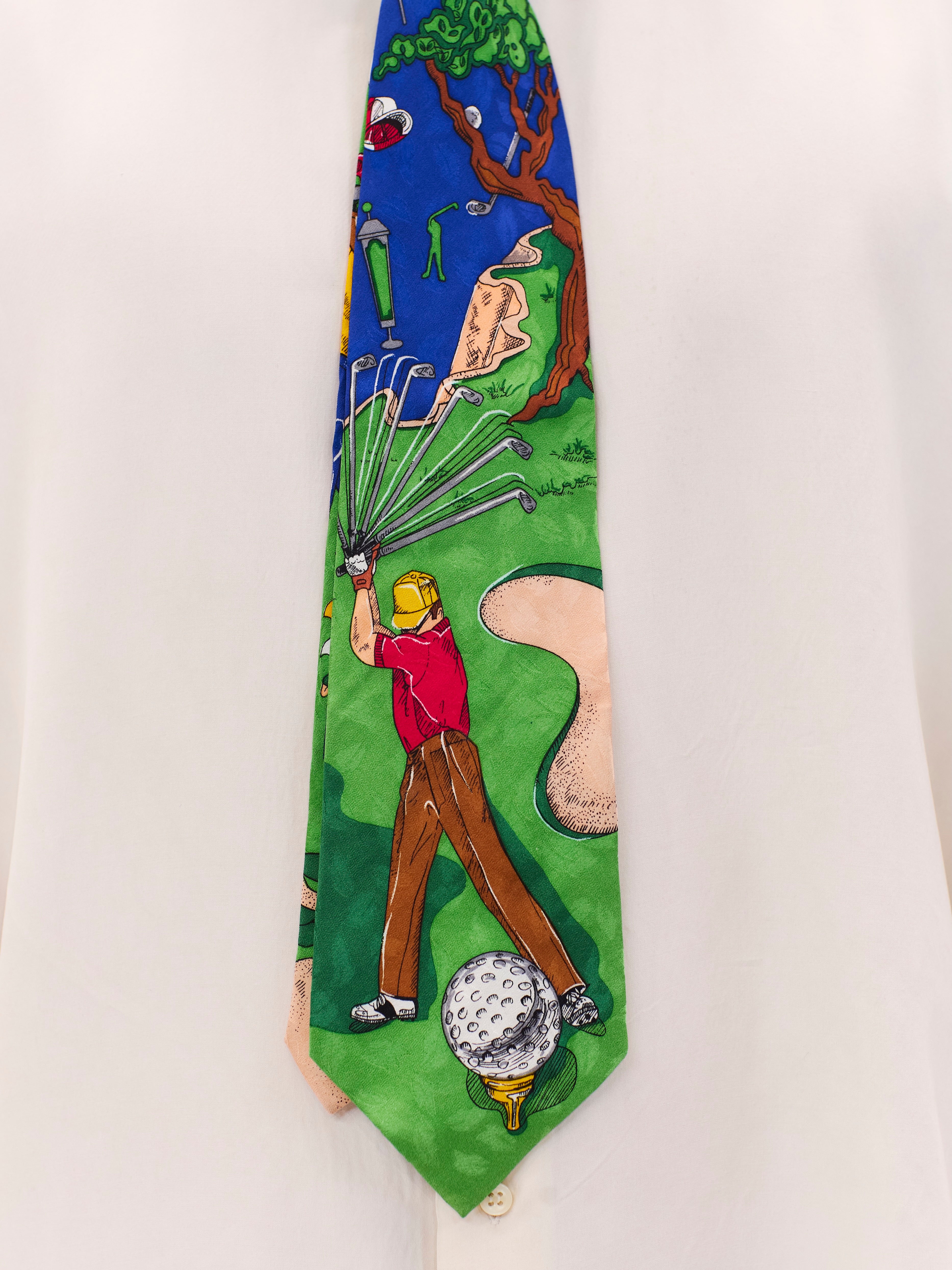 1992 NICOLE MILLER GOLF PLAYER TIE