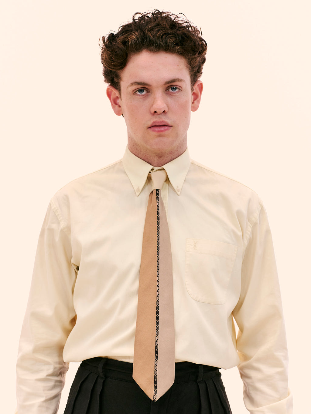 1980S MONTANA TWO TONE AZTEC DESIGN TIE