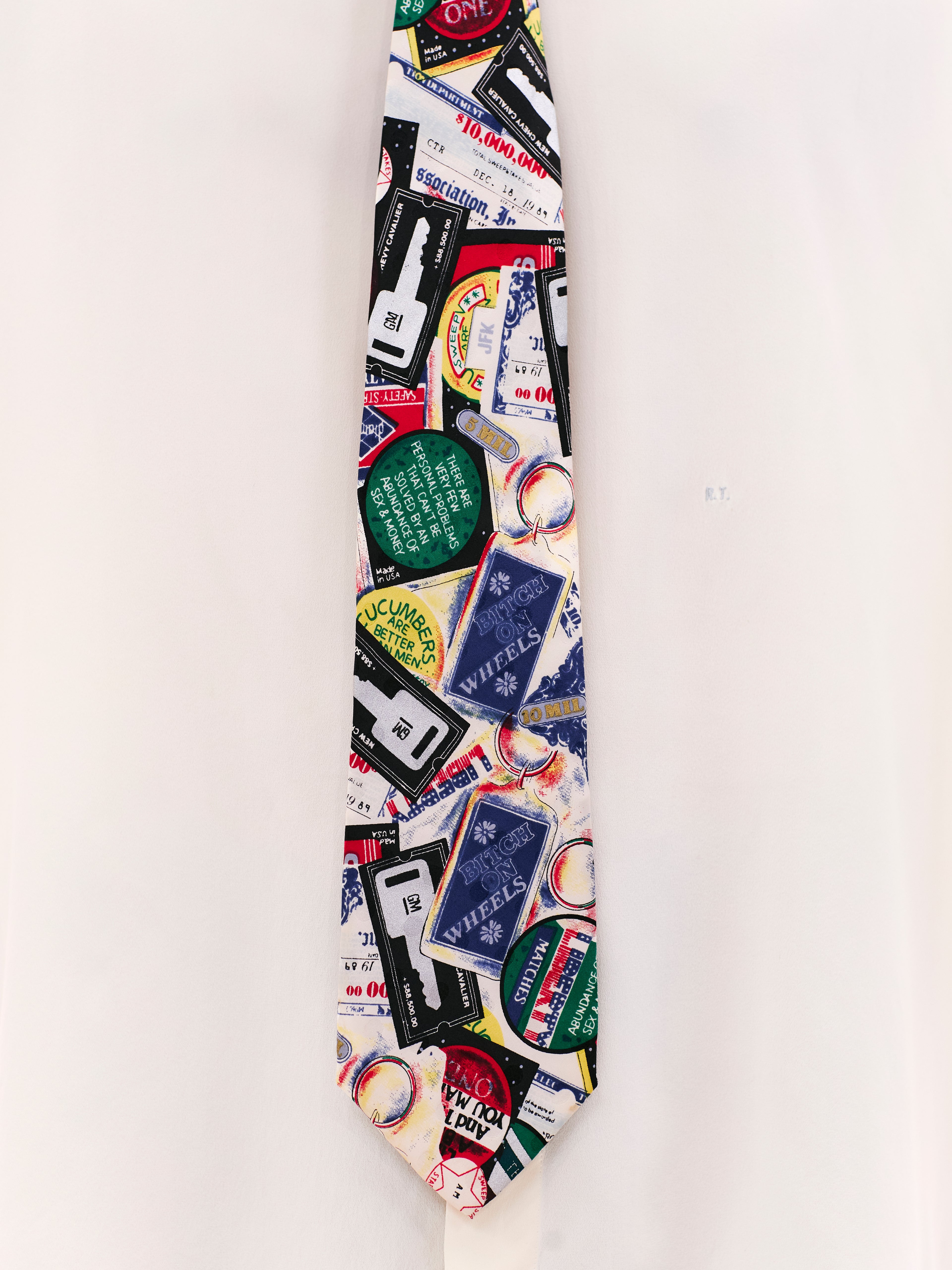 1990 NICOLE MILLER BITCH ON WHEELS TIE