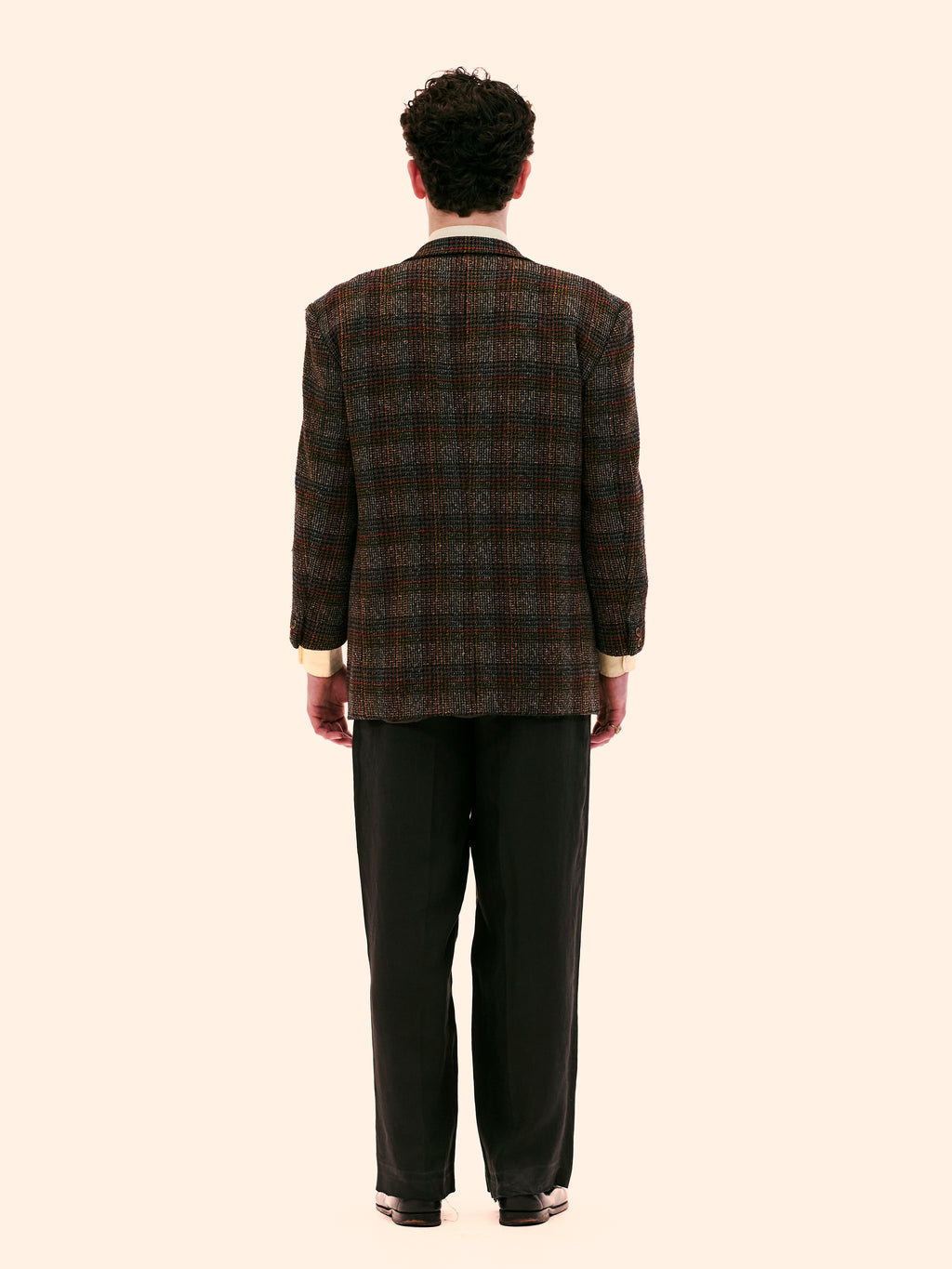 1980'S MISSONI UOMO PLAID BLAZER
