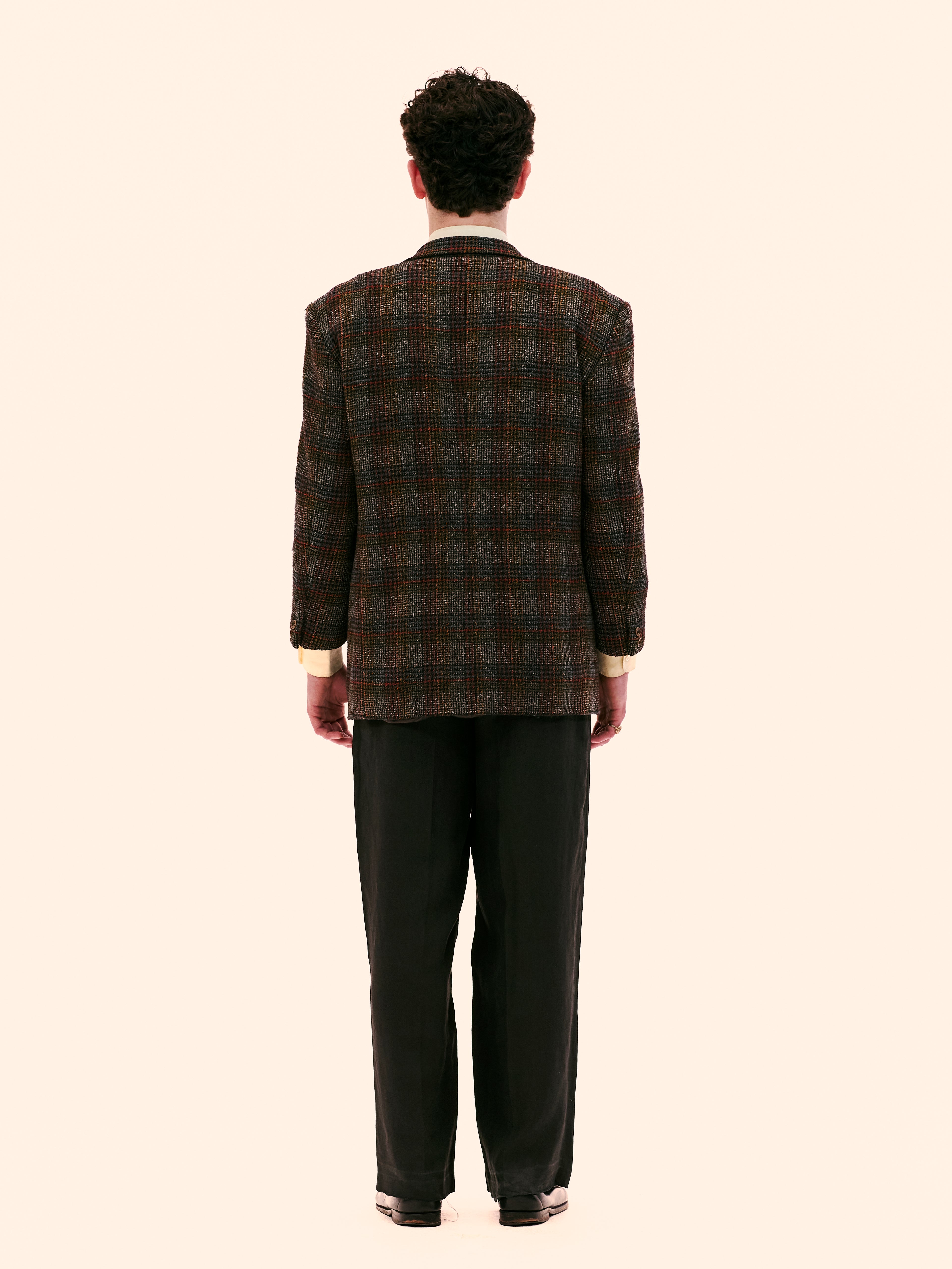 1980'S MISSONI UOMO PLAID BLAZER