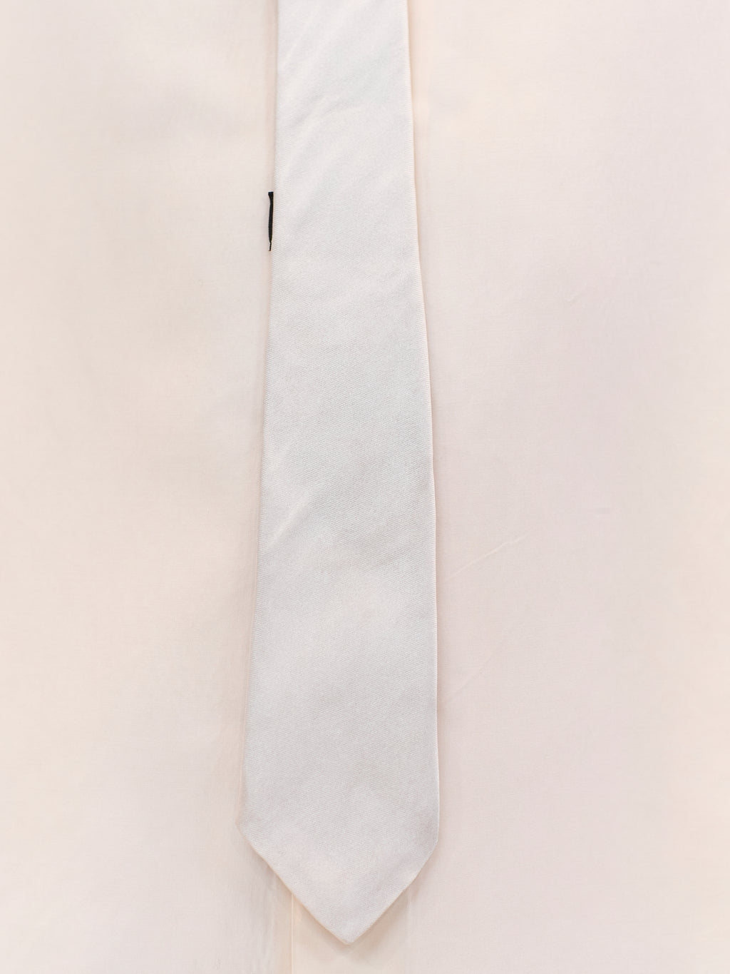 1980S SILVER THIERRY MUGLER TIE 