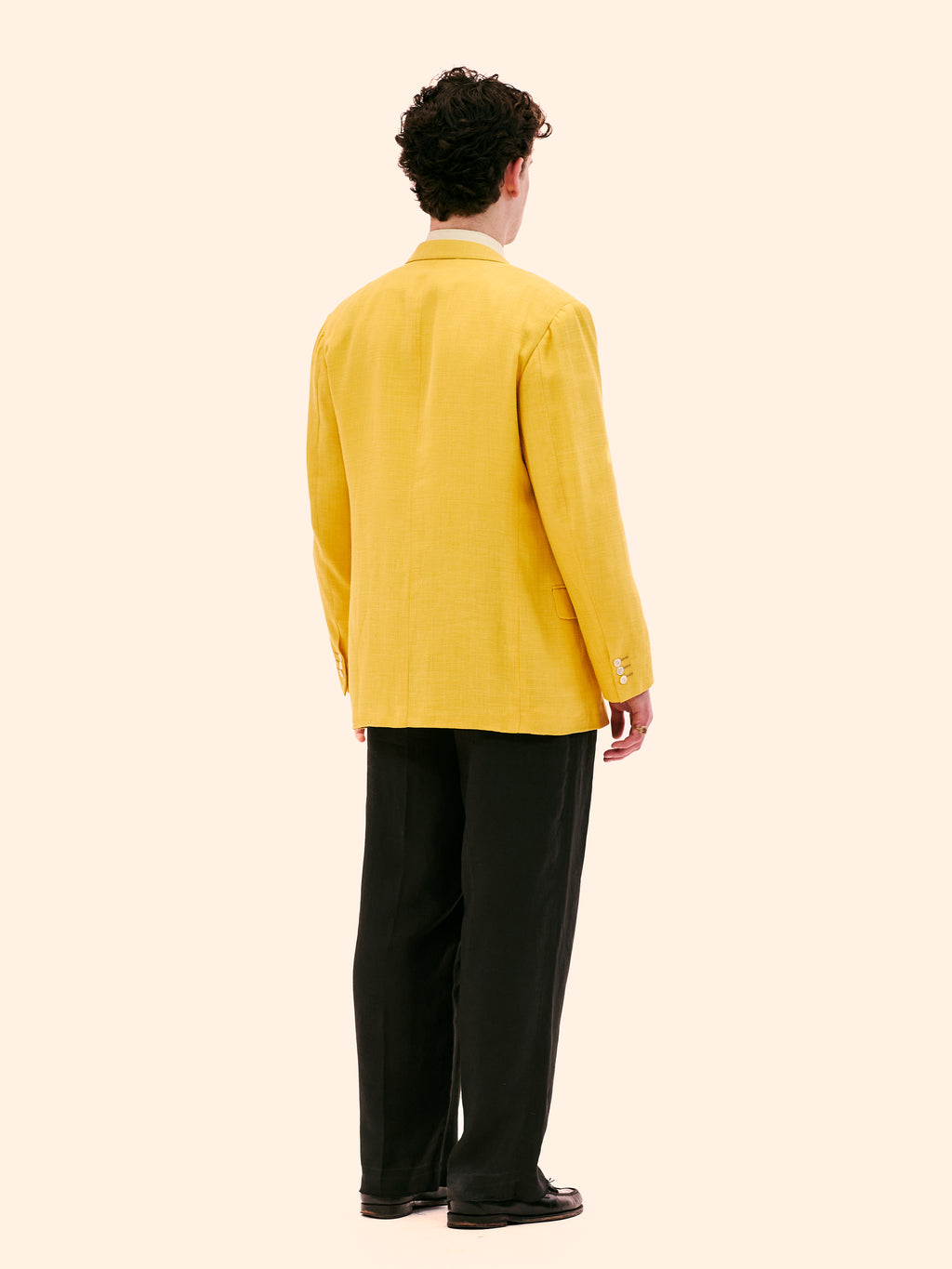CHRISTIAN DIOR YELLOW BLAZER