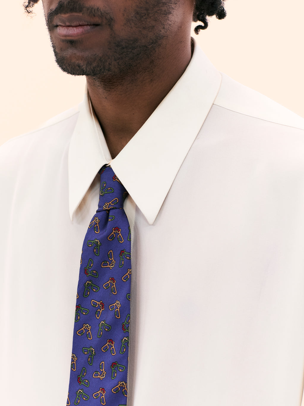 1970S GUCCI HORSEBIT TIE