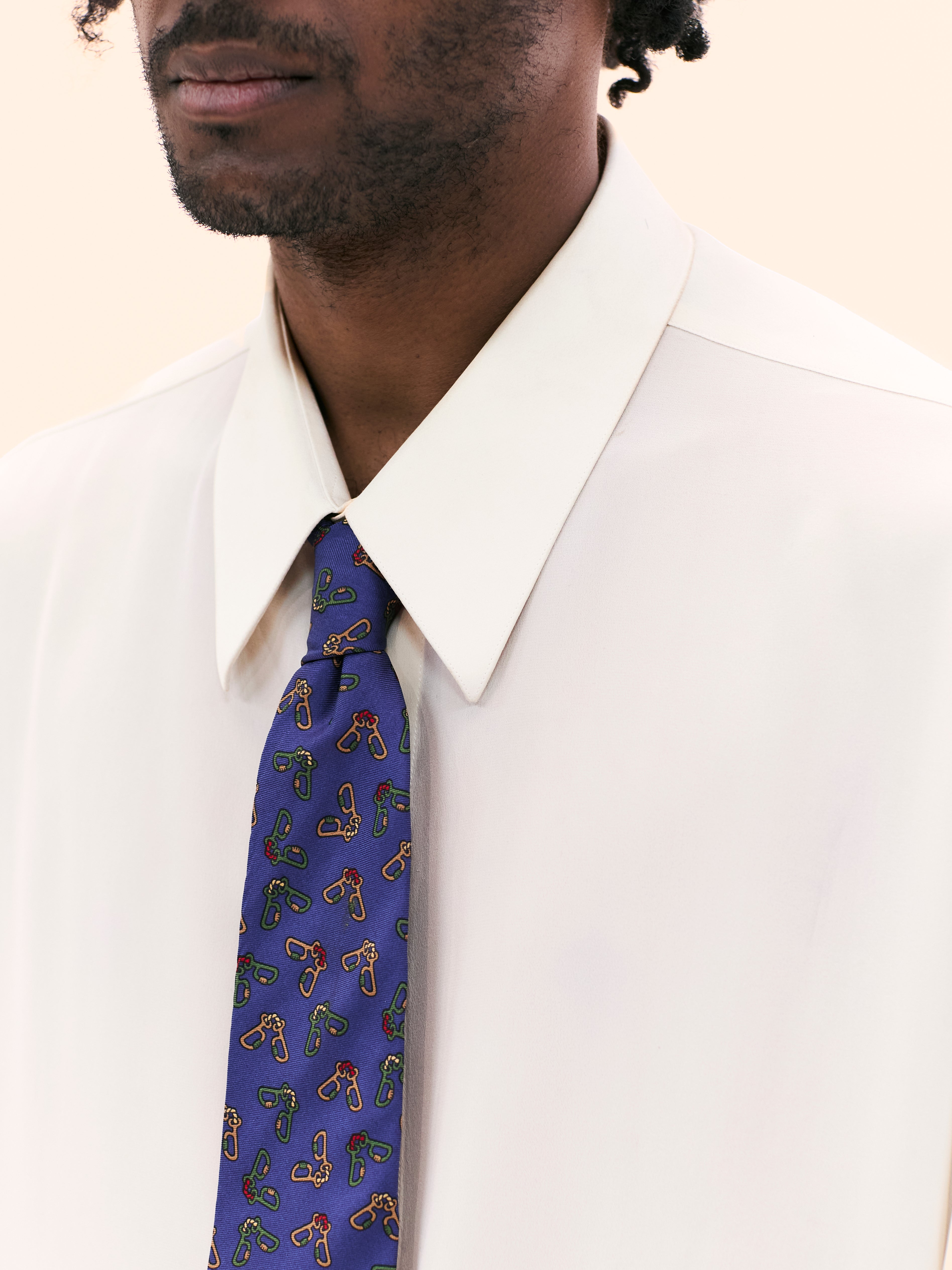 1970S GUCCI HORSEBIT TIE