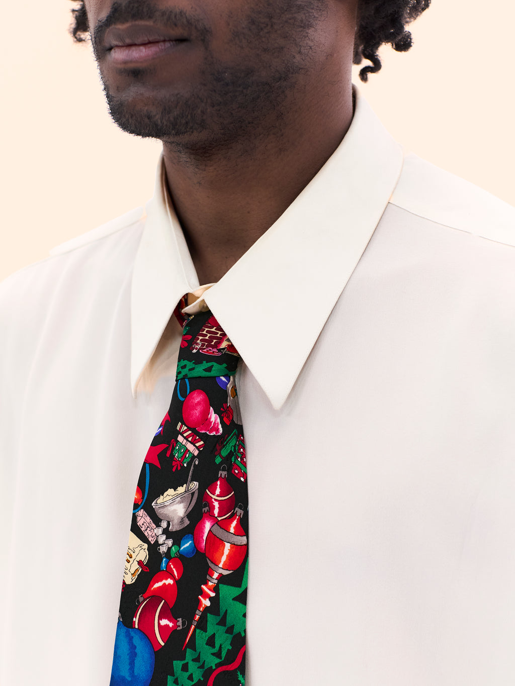 1993 NICOLE MILLER CHRISTMAS TIE