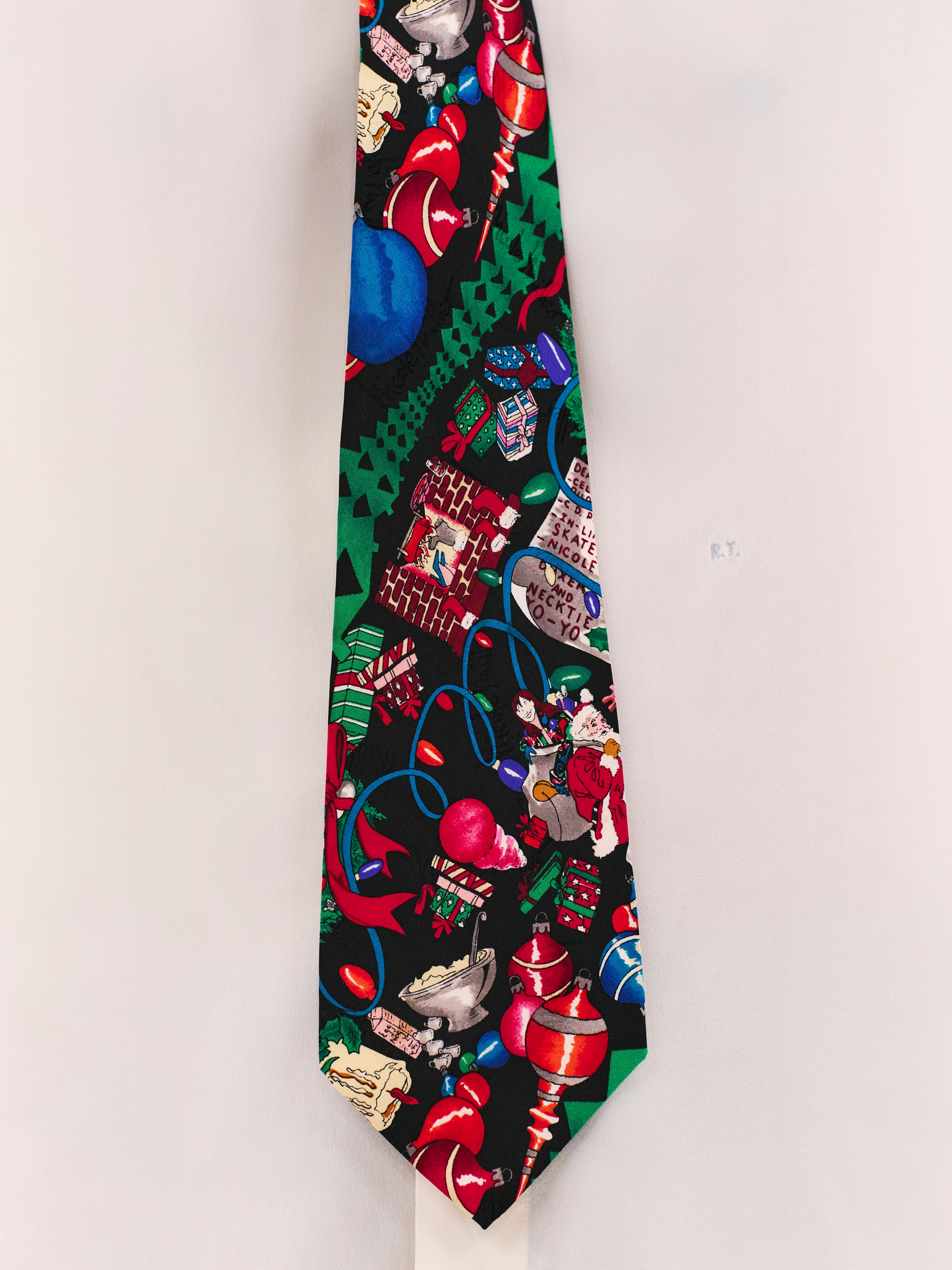 1993 NICOLE MILLER CHRISTMAS TIE