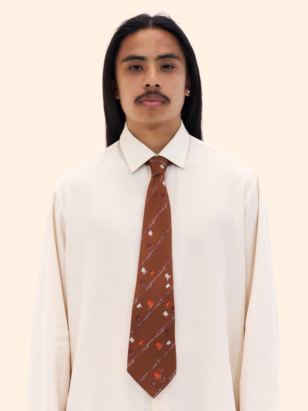 1970S GUCCI BOWLER HAT TIE 