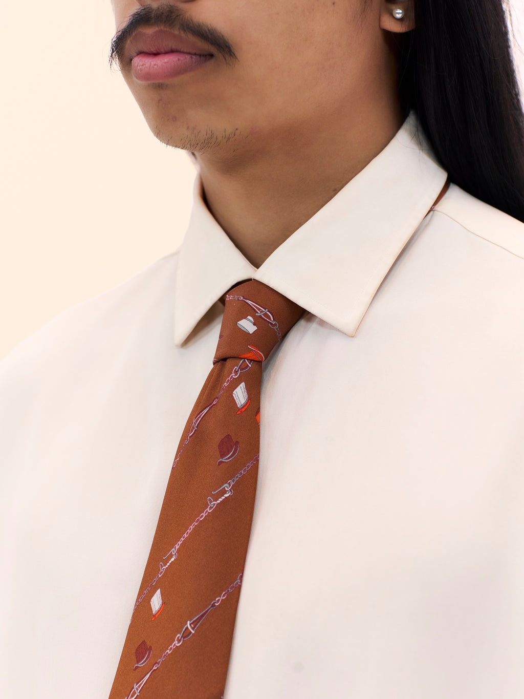 1970S GUCCI BOWLER HAT TIE 