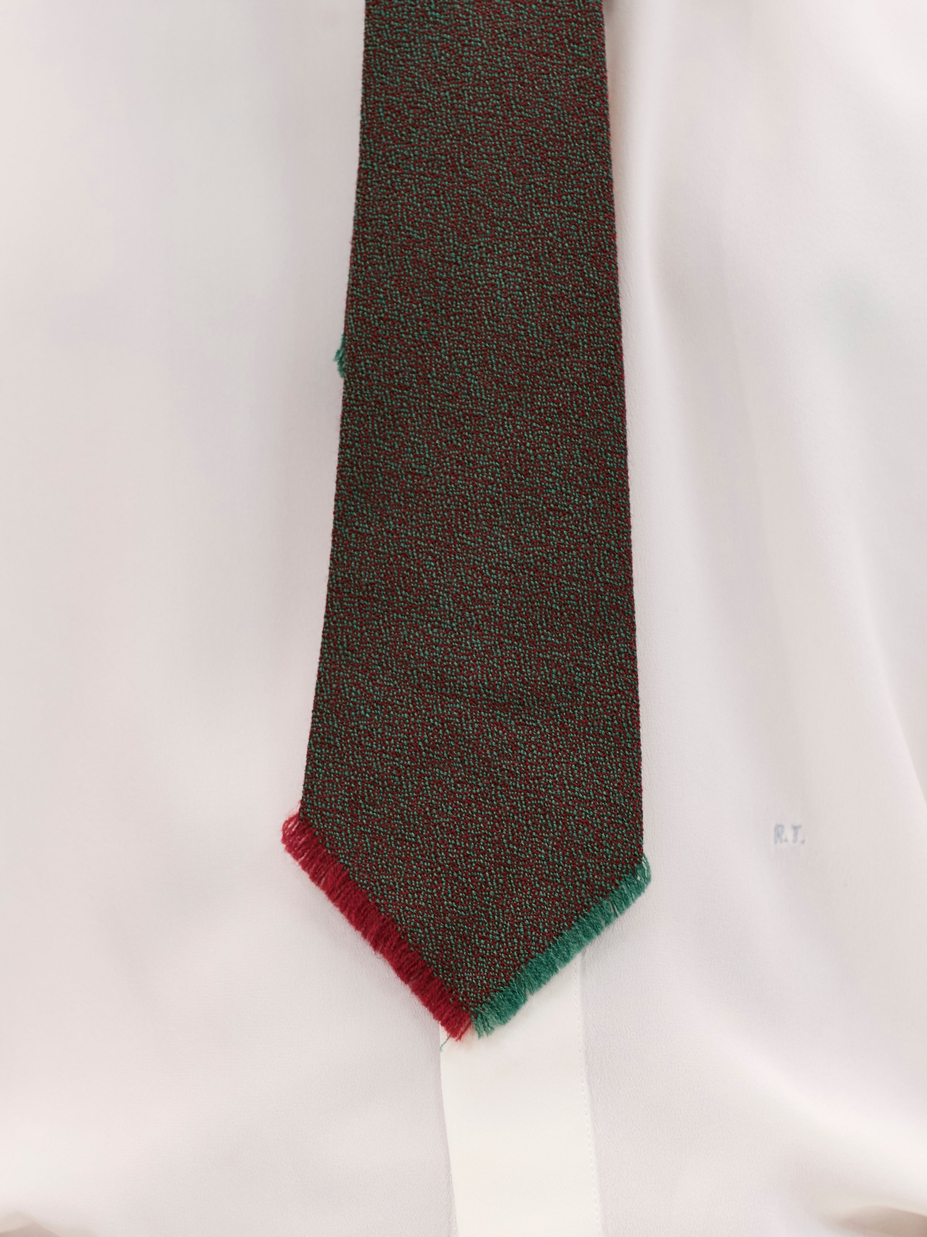 1950'S CHESTERS TWO TONED WOOL TIE