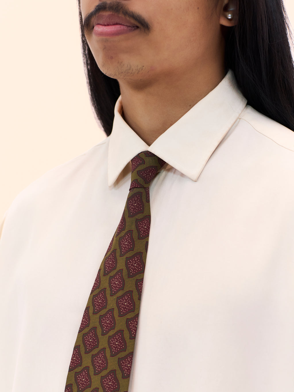 GIORGIO ARMANI GEOMETRIC TIE