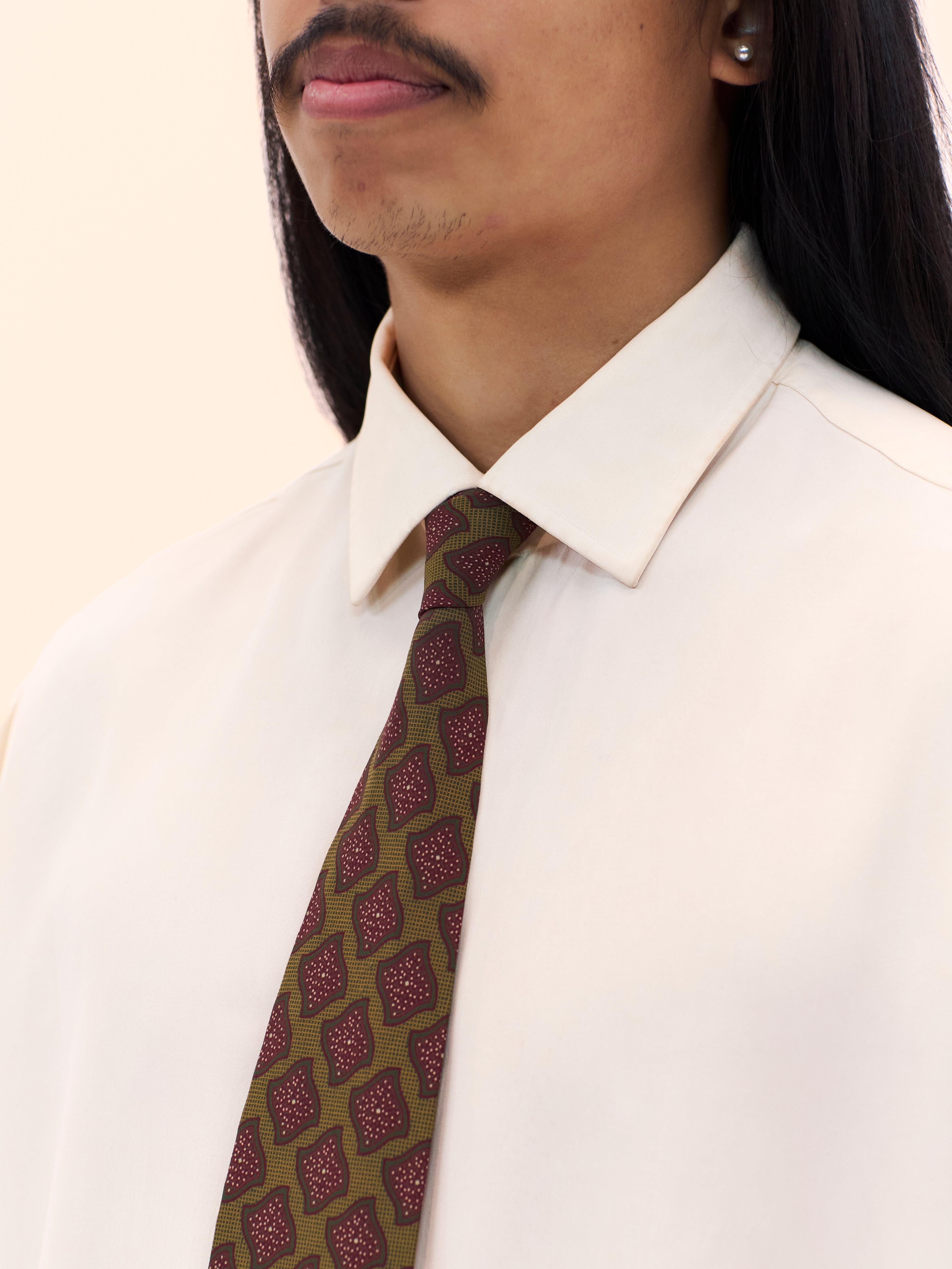 GIORGIO ARMANI GEOMETRIC TIE