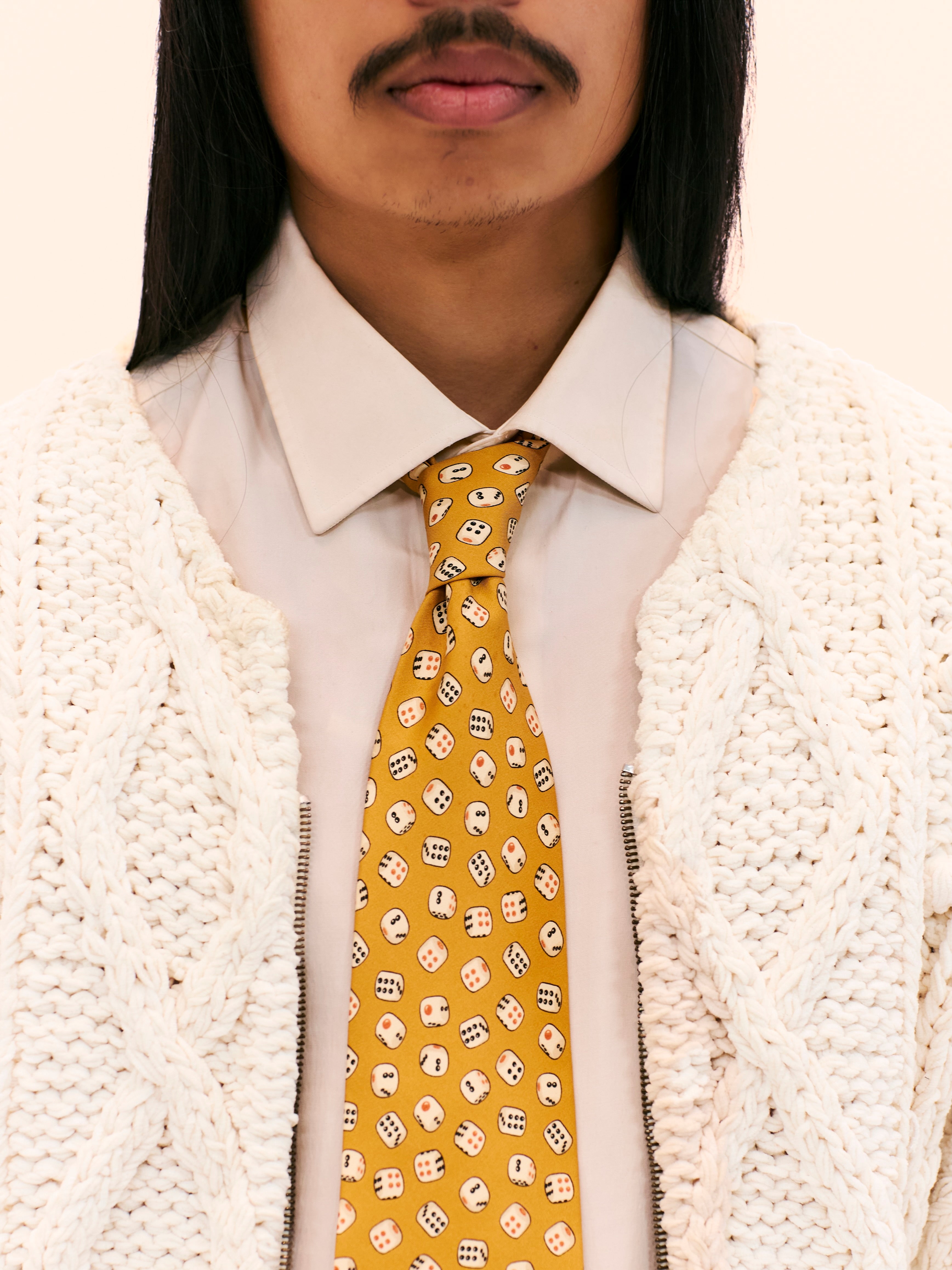 1970S DEADSTOCK GUCCI DICE TIE