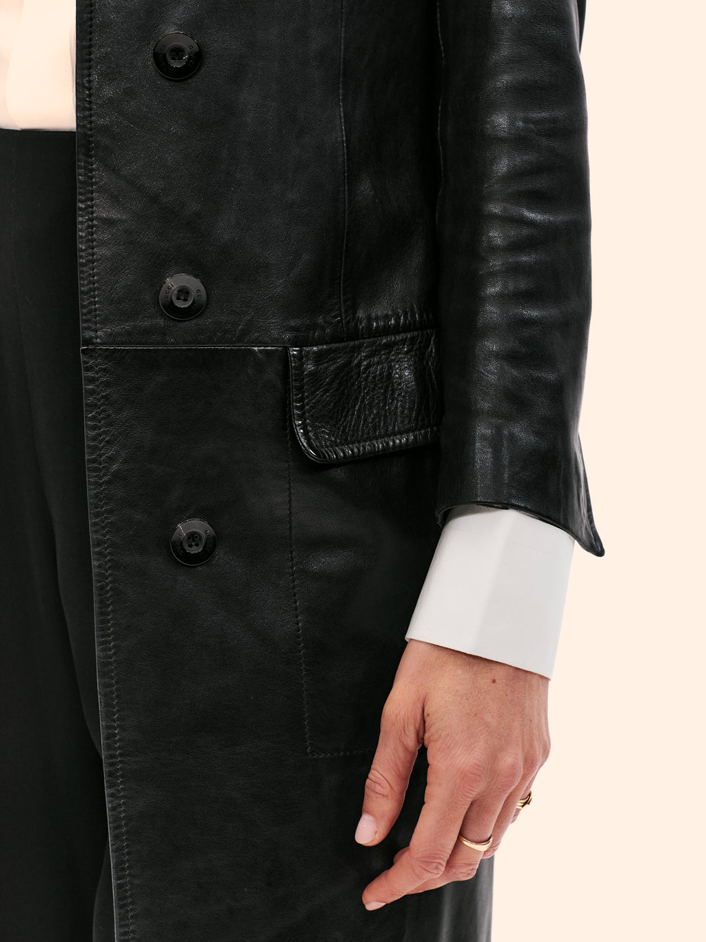 AW97 GUCCI BY TOM FORD LEATHER JACKET