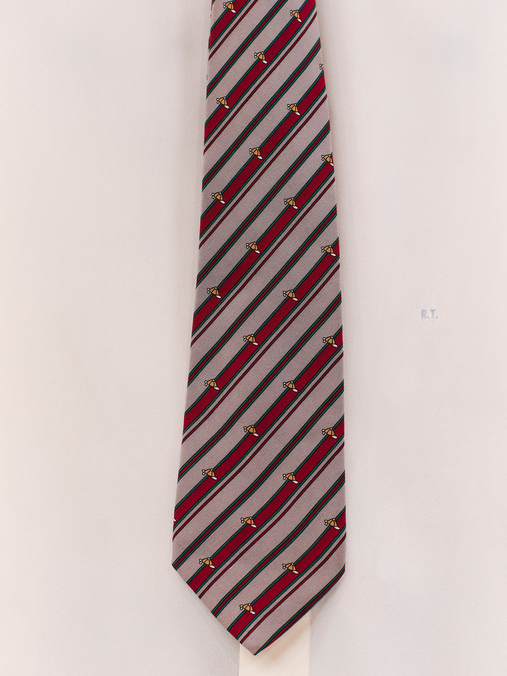 1980S NOVELTY CAP AND STRIPE TIE