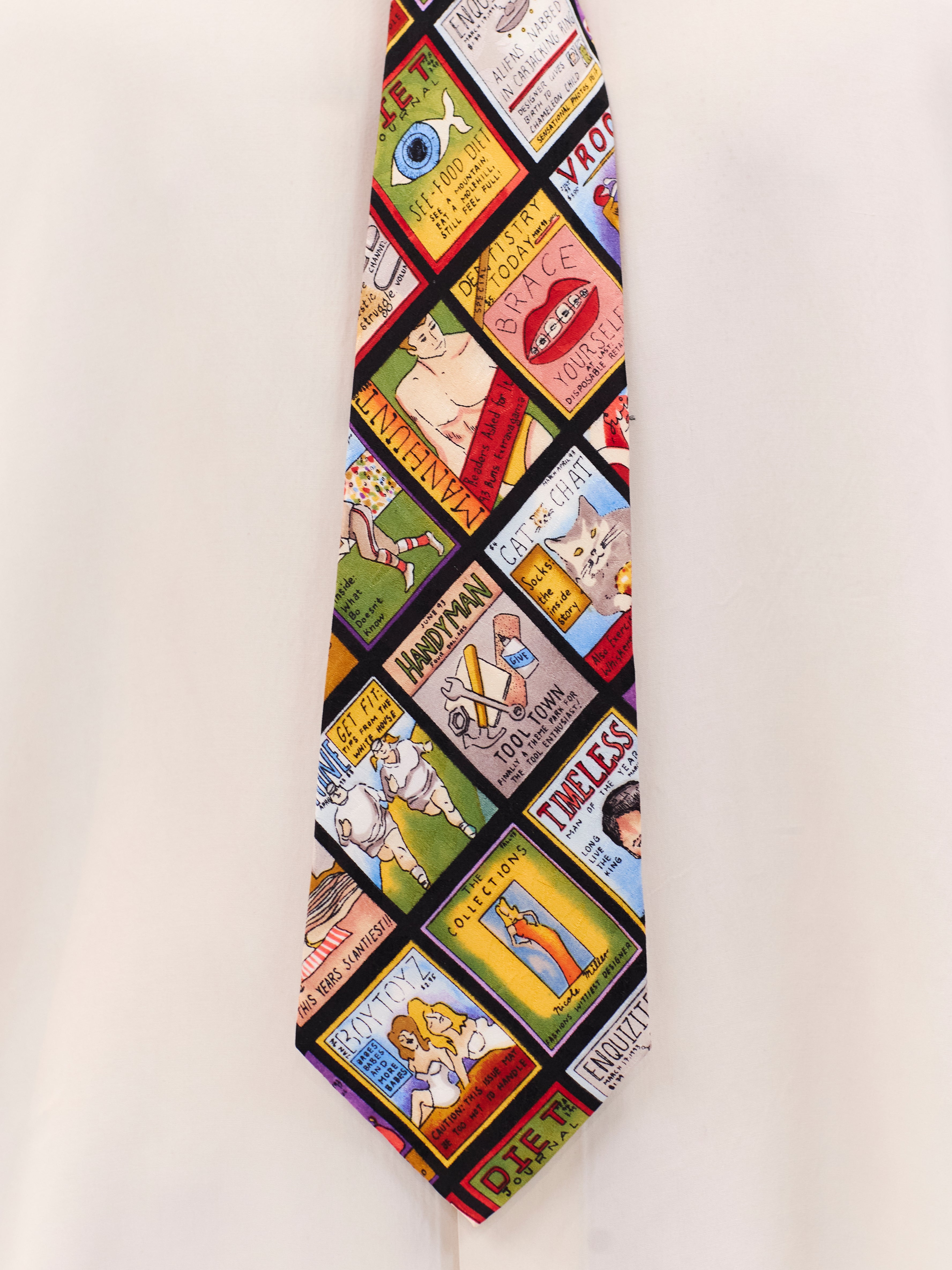 1993 NICOLE MILLER MAGAZINE TIE