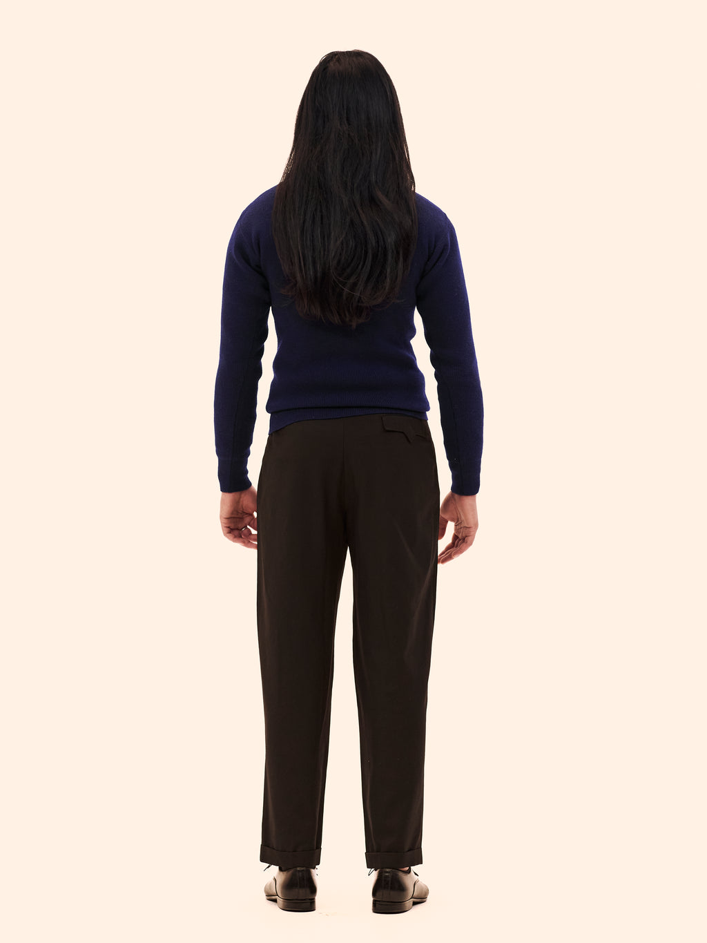 EUROPEAN DIFFUSION BOATNECK NAVY JUMPER