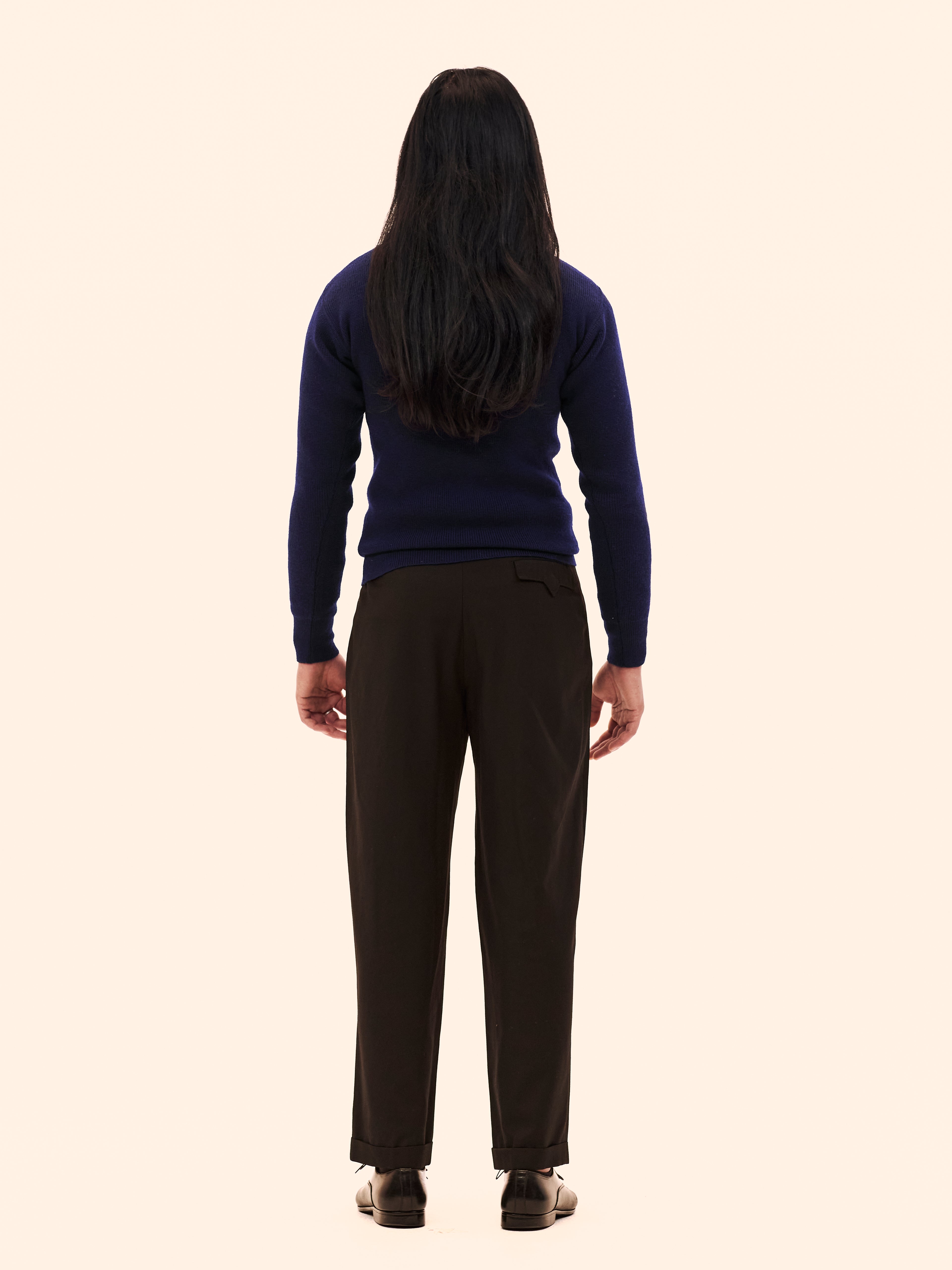 EUROPEAN DIFFUSION BOATNECK NAVY JUMPER