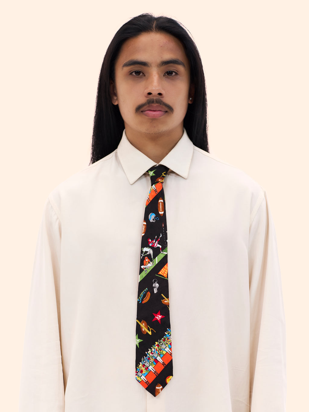 1992 NICOLE MILLER AMERICAN FOOTBALL STADIUM TIE