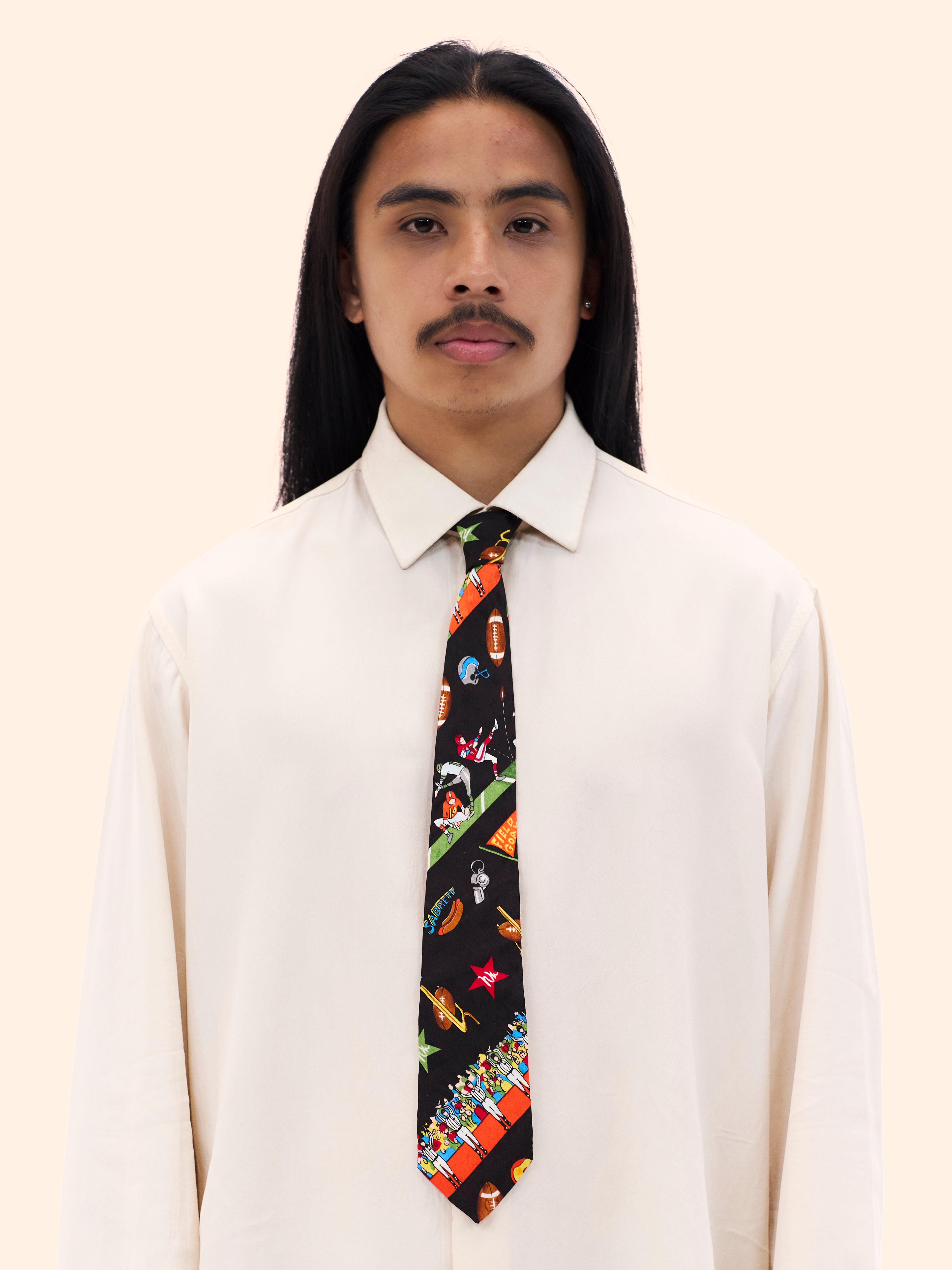 1992 NICOLE MILLER AMERICAN FOOTBALL STADIUM TIE