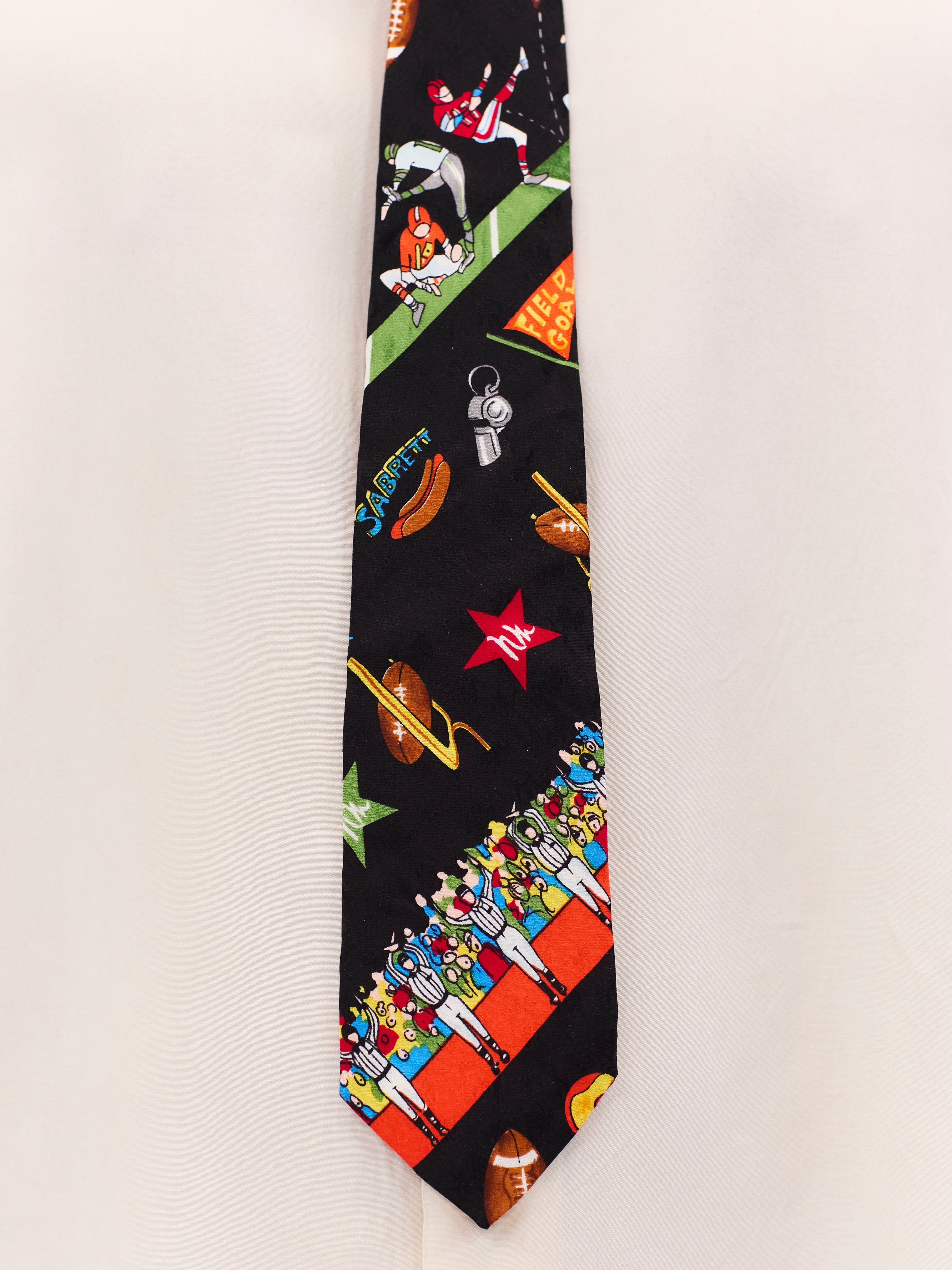 1992 NICOLE MILLER AMERICAN FOOTBALL STADIUM TIE