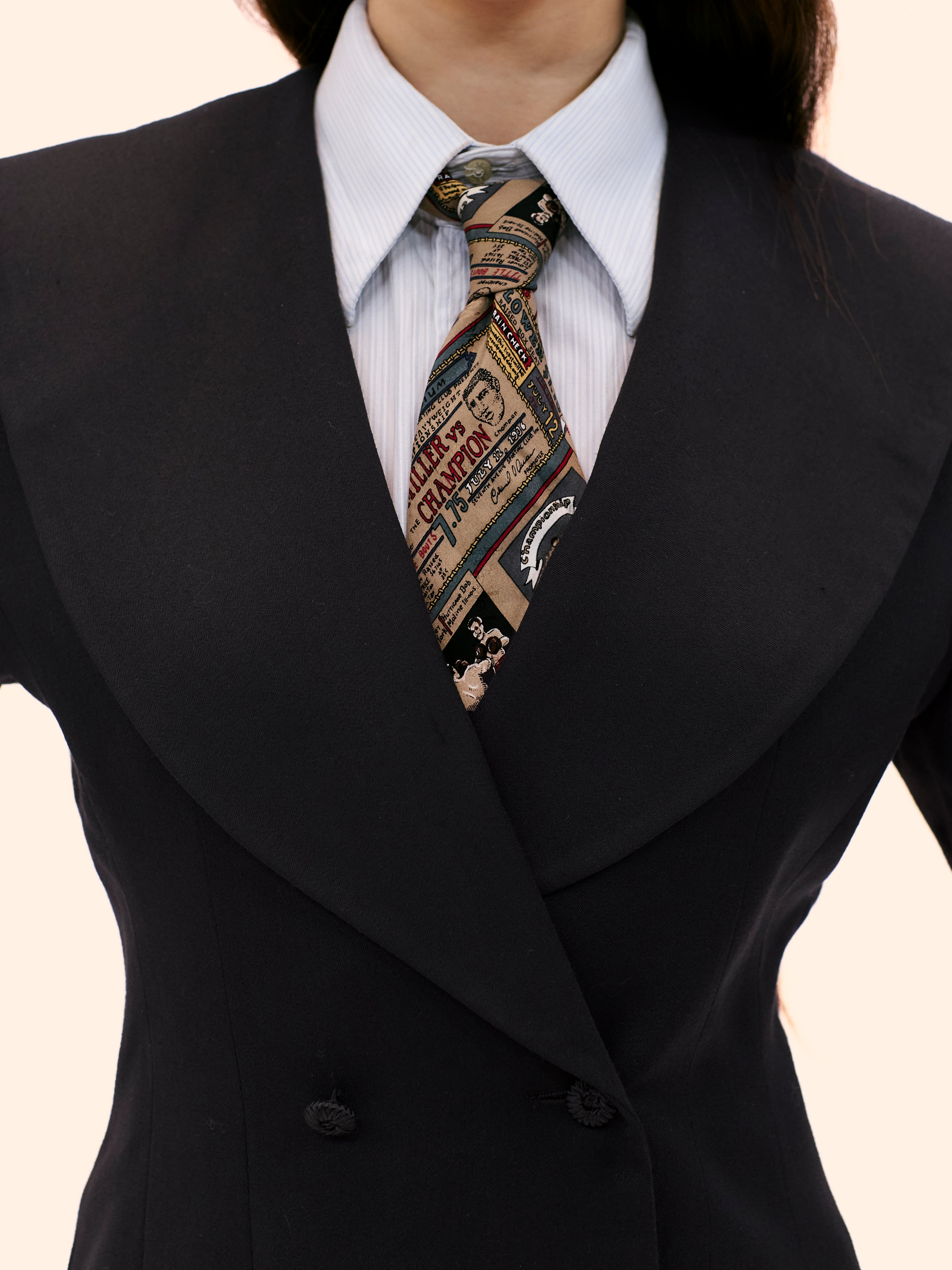 1980'S AUSTIN REED OPTIONS SHAWL COLLAR JACKET