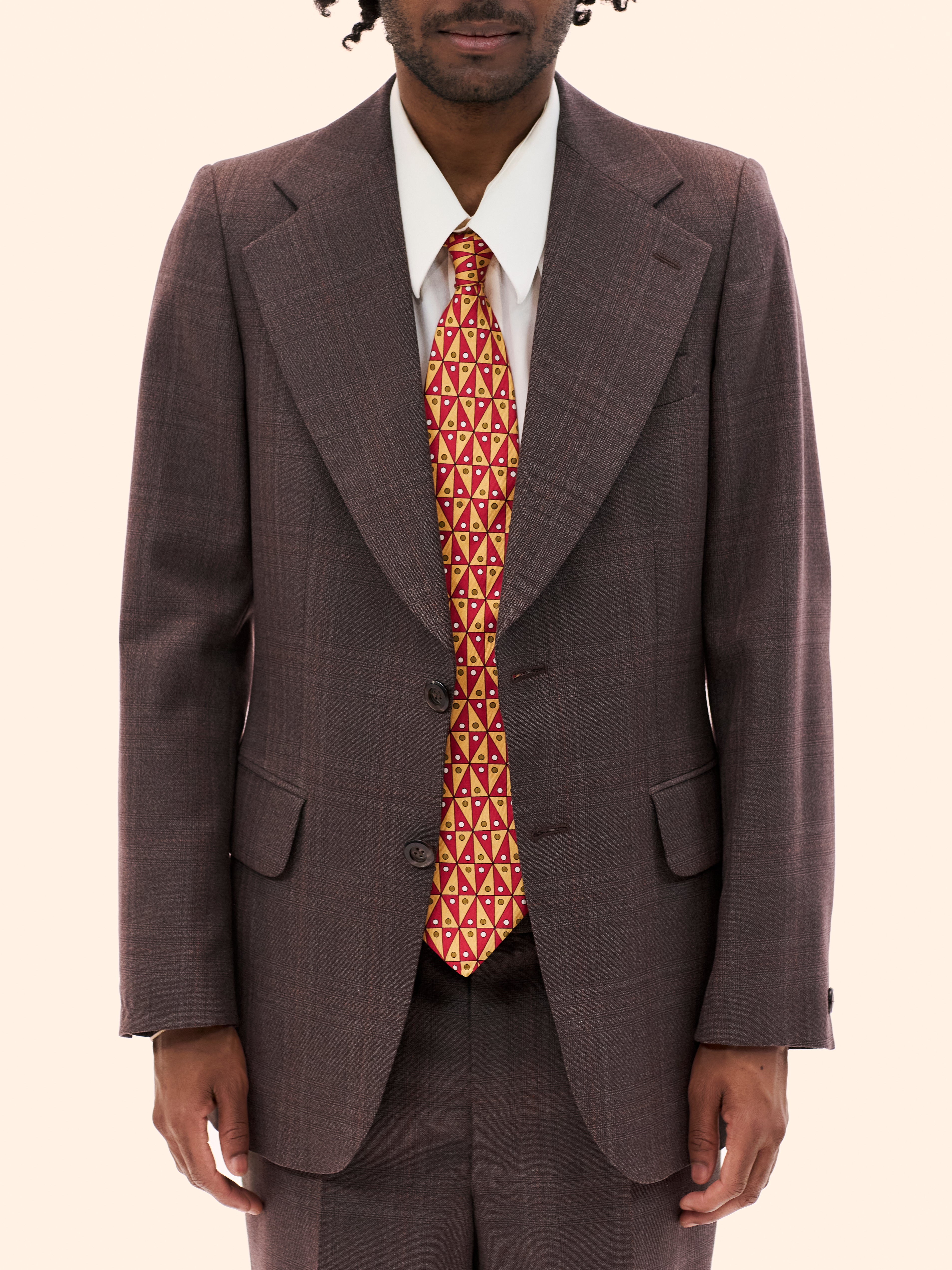 ART INSTITUTE OF CHICAGO GEOMETRIC TIE
