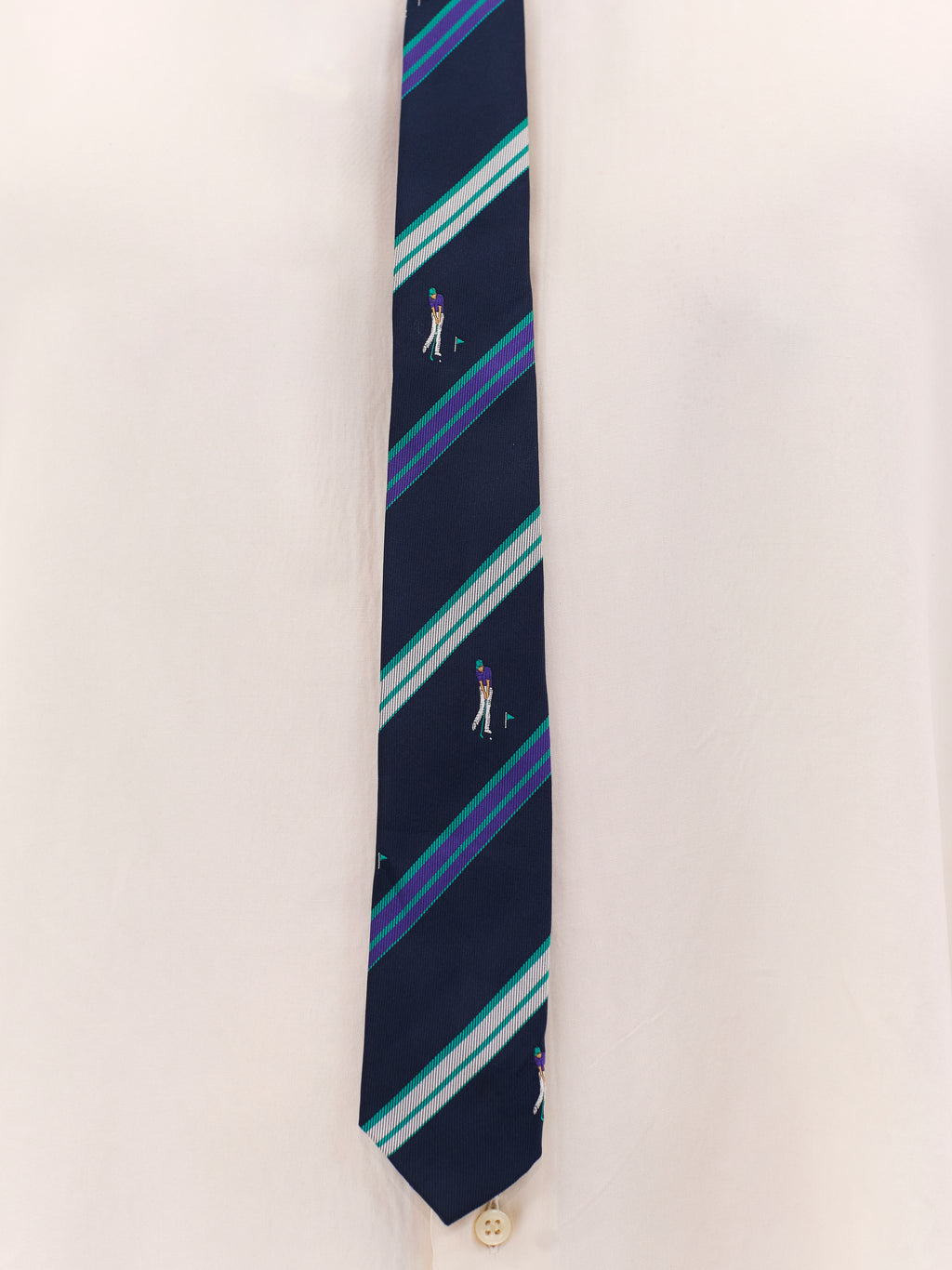 GOLFER STRIPED TIE
