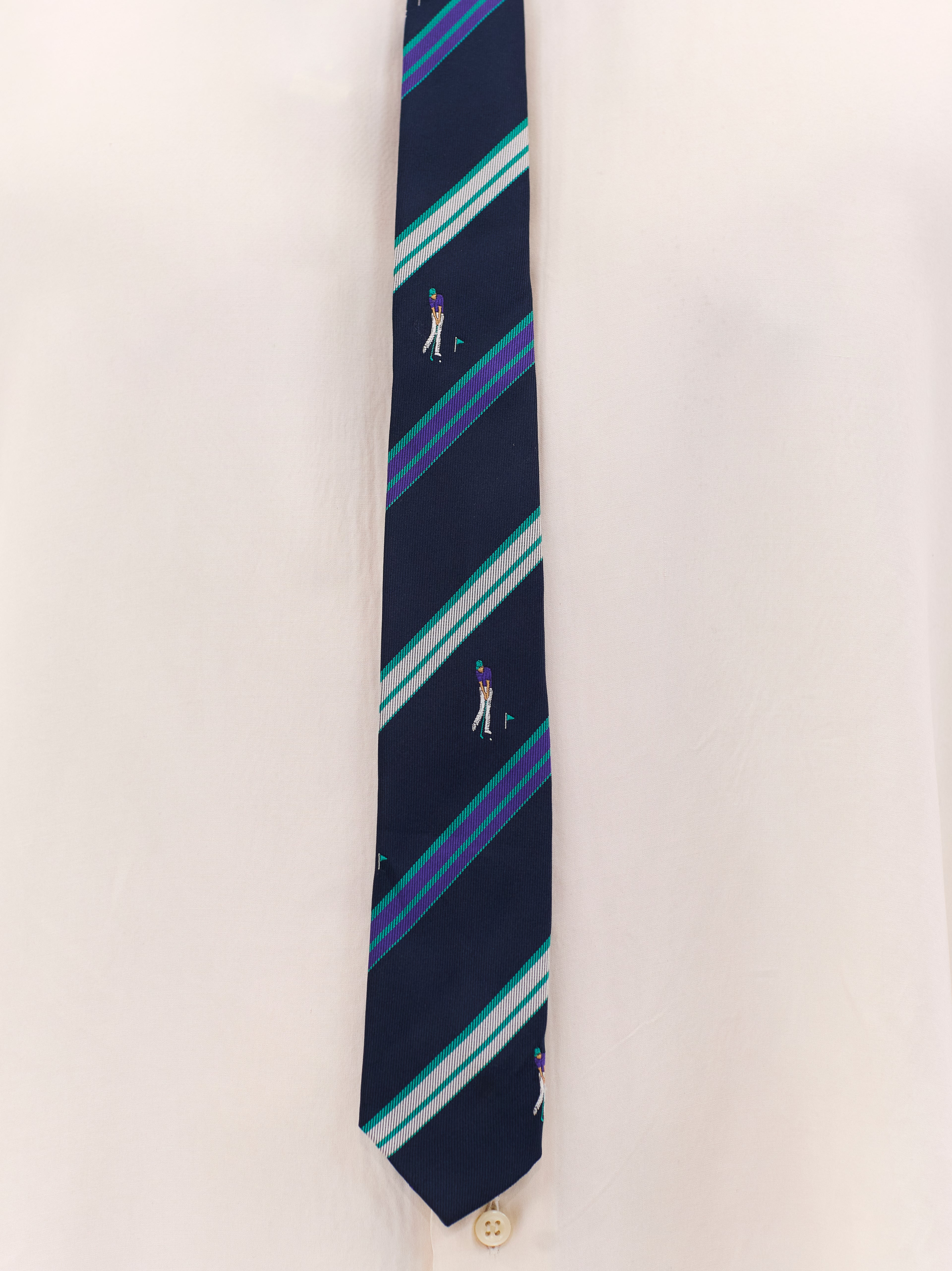 GOLFER STRIPED TIE