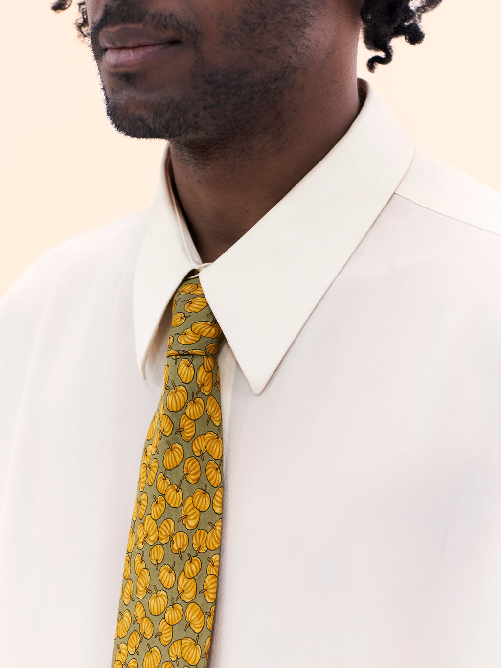 HERMES PUMPKIN TIE