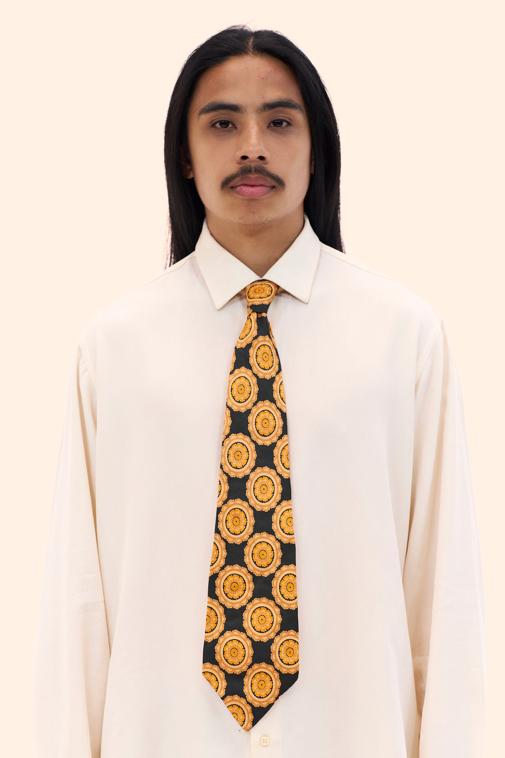 1970S WIDE SUN PATTERN TIE