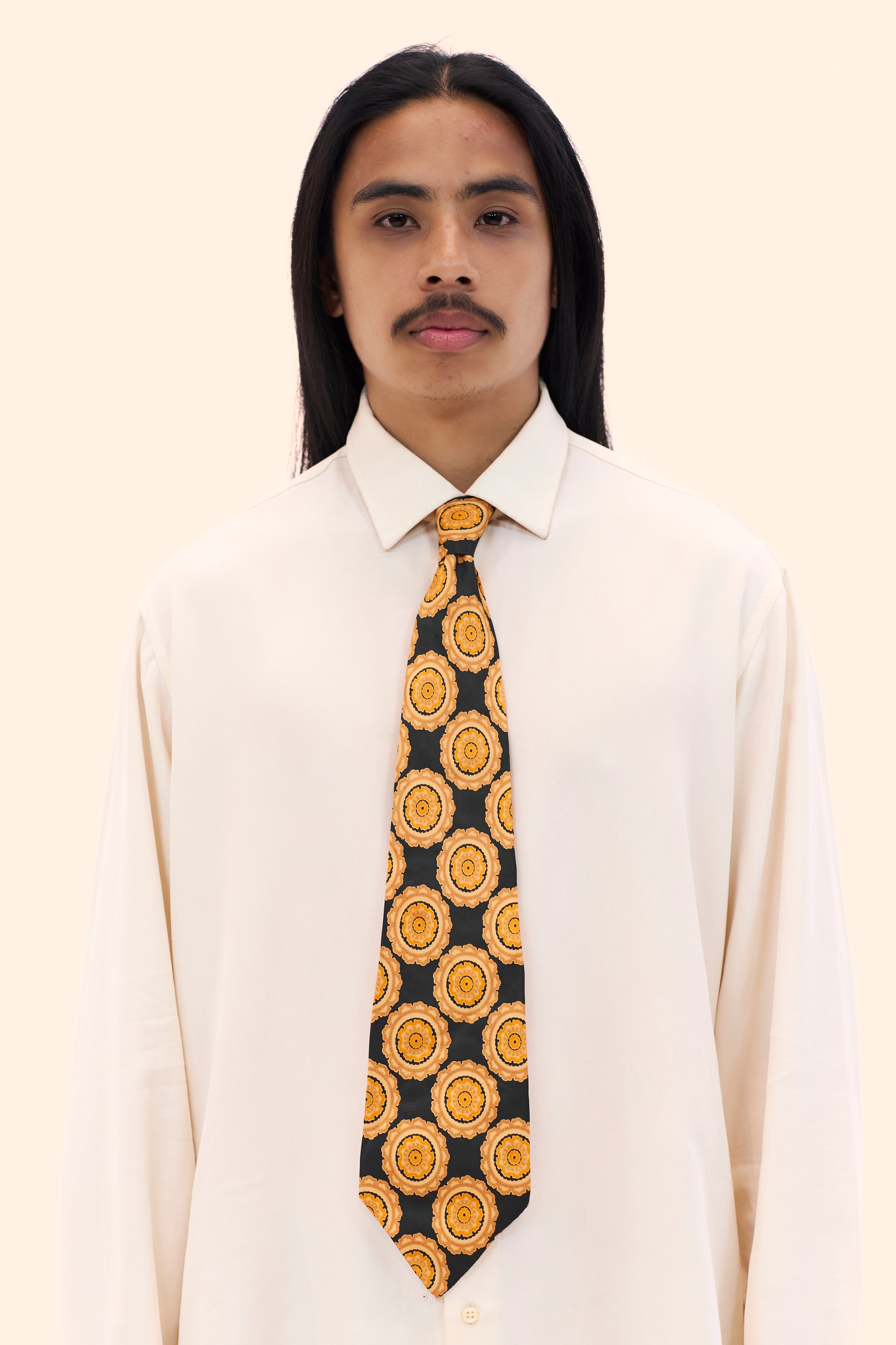 1970S WIDE SUN PATTERN TIE