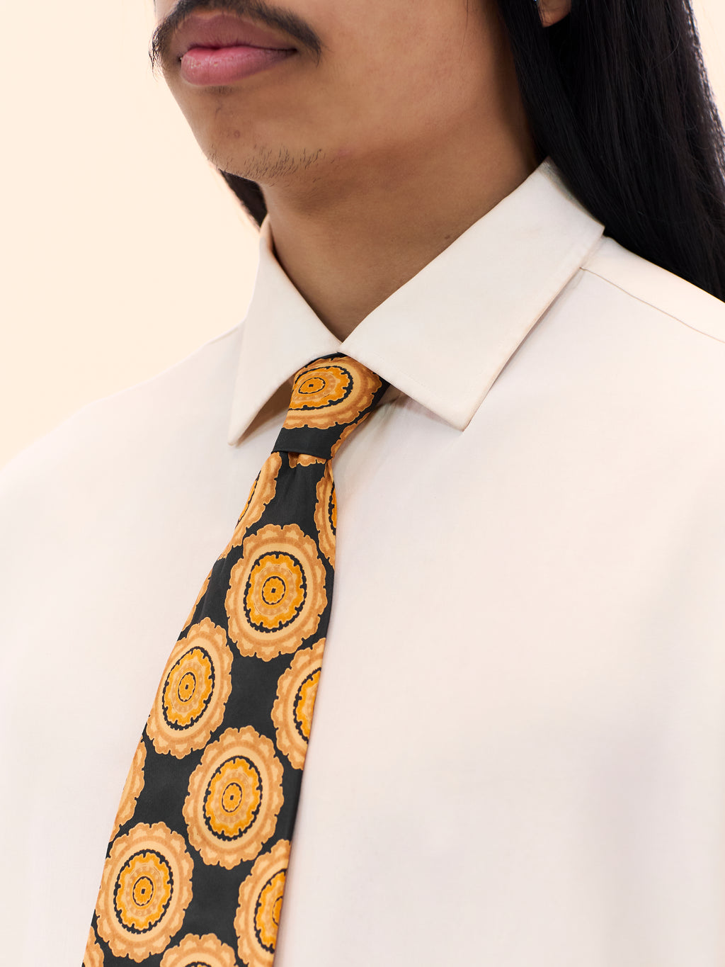 1970S WIDE SUN PATTERN TIE