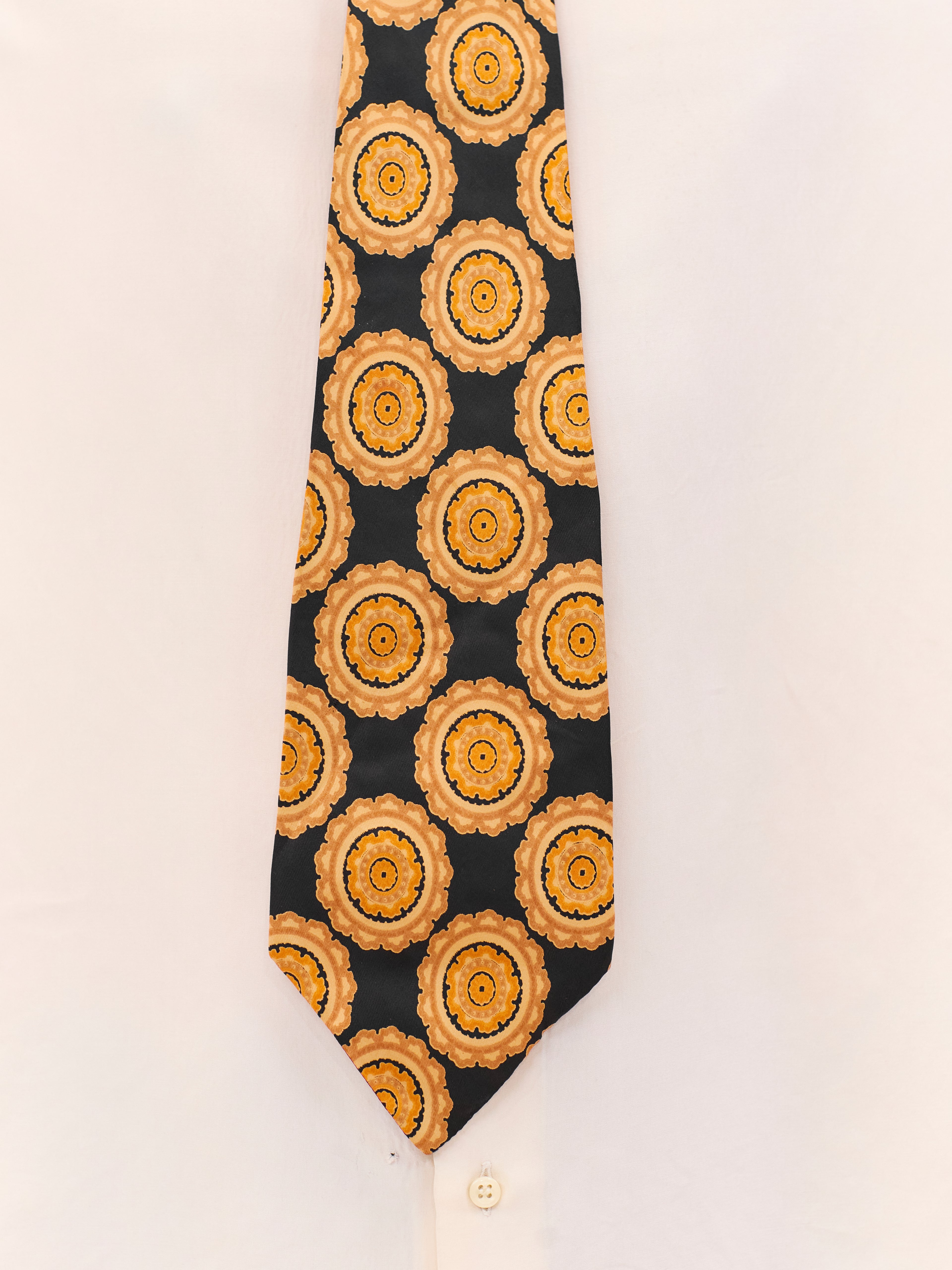 1970S WIDE SUN PATTERN TIE