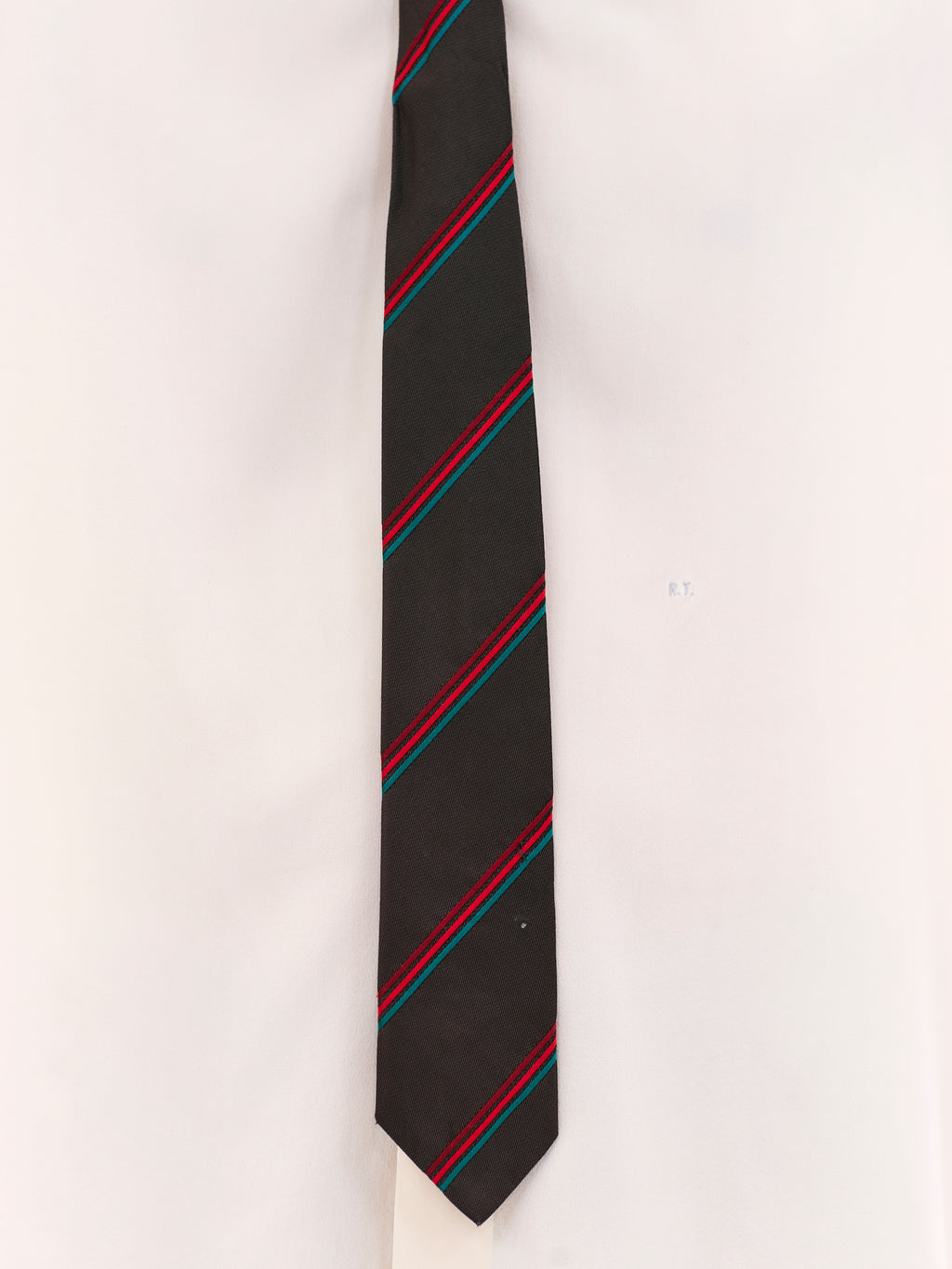 BROWN TRIPLE STRIPE TIE