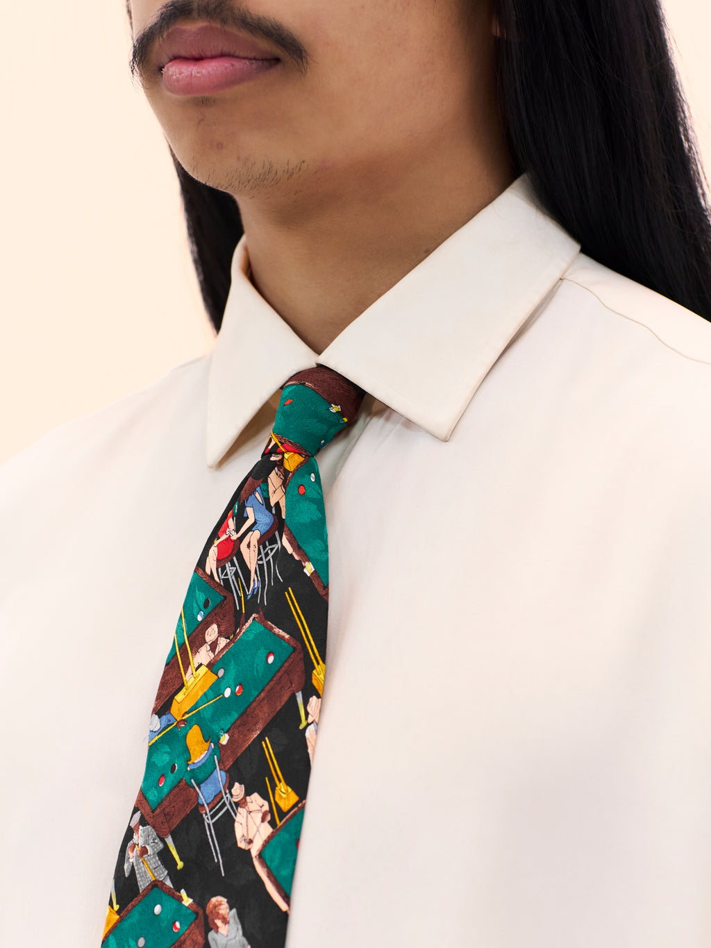 1993 NICOLE MILLER BILLIARD TIE