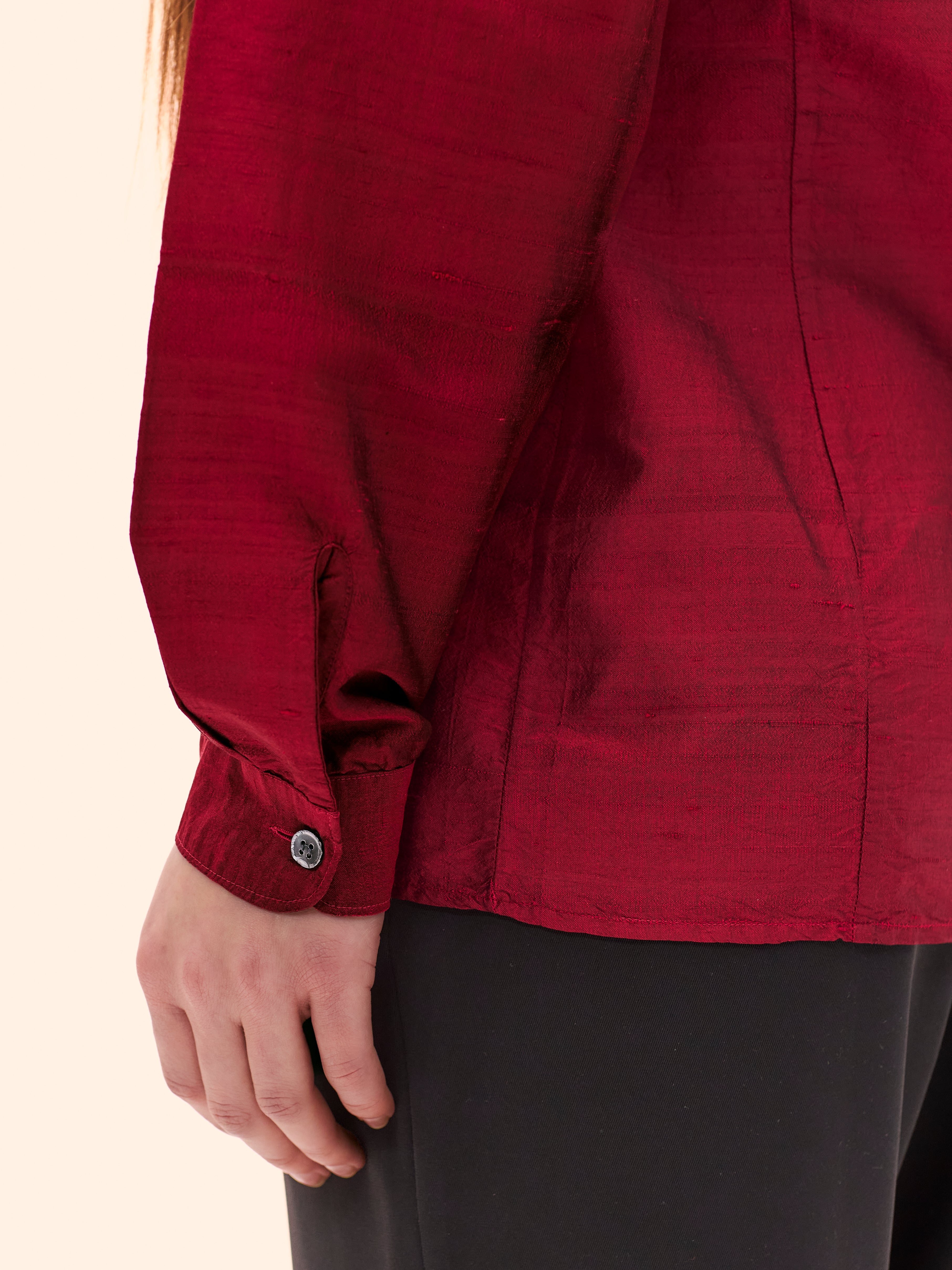 1987 CALLAGHAN BY ROMEO GIGLI IRIDESCENT SILK SHIRT