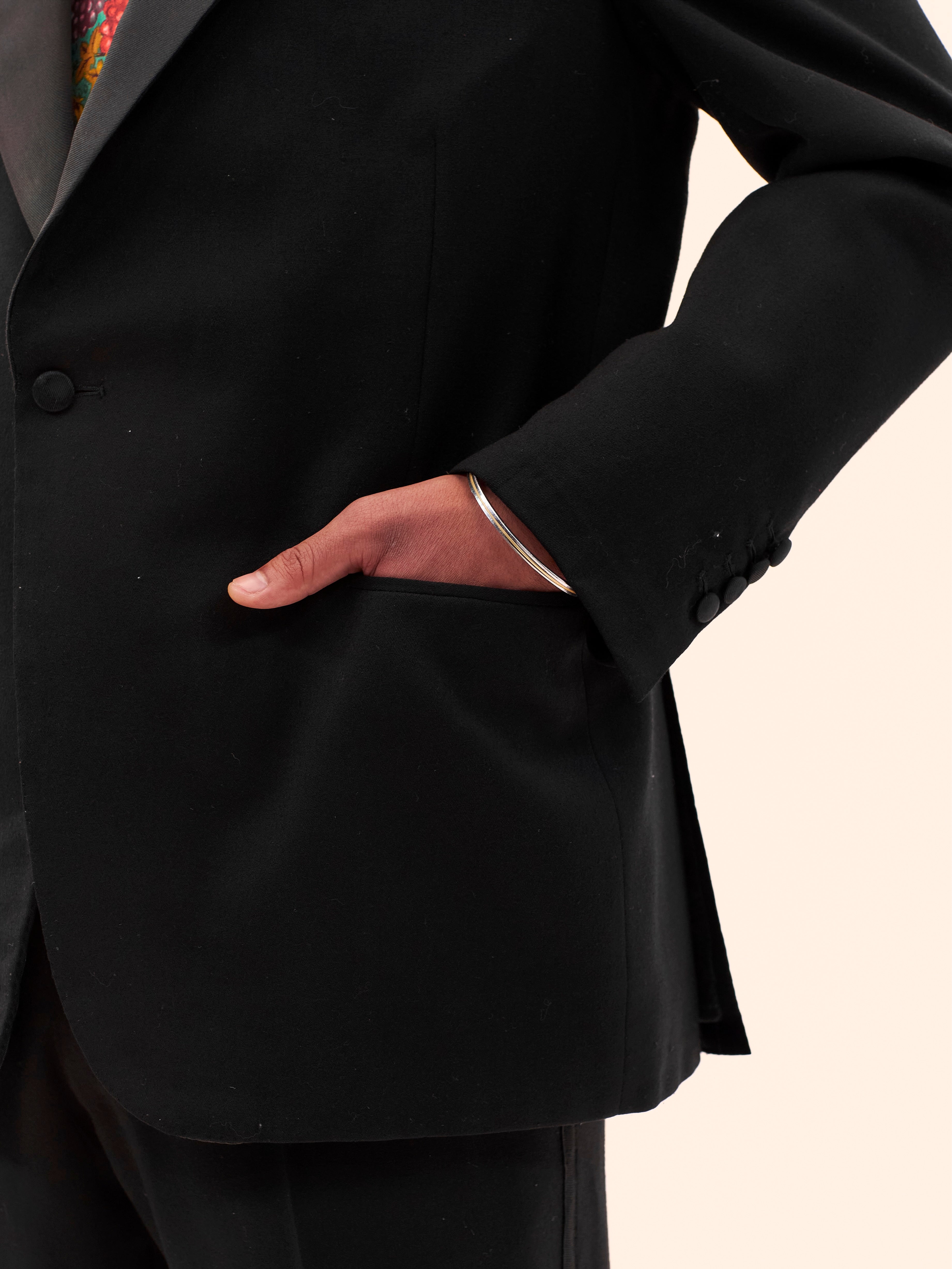1979 WELLS OF MAYFAIR THREE-PIECE TUXEDO